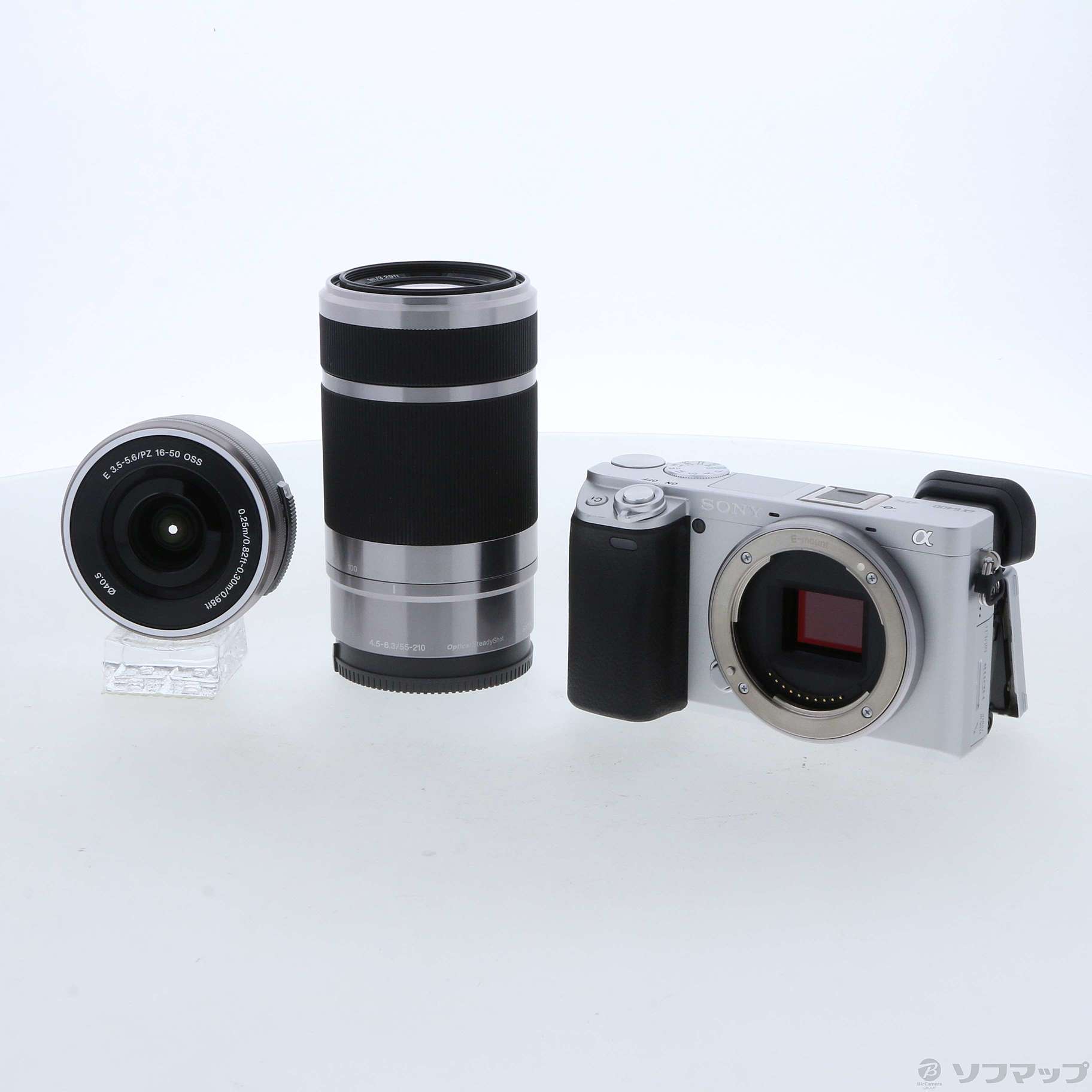 中古】α6400 ILCE-6400Y ダブルズームレンズキット シルバー ◇09/21(水)新入荷！ [2133042539417] -  リコレ！|ソフマップの中古通販サイト