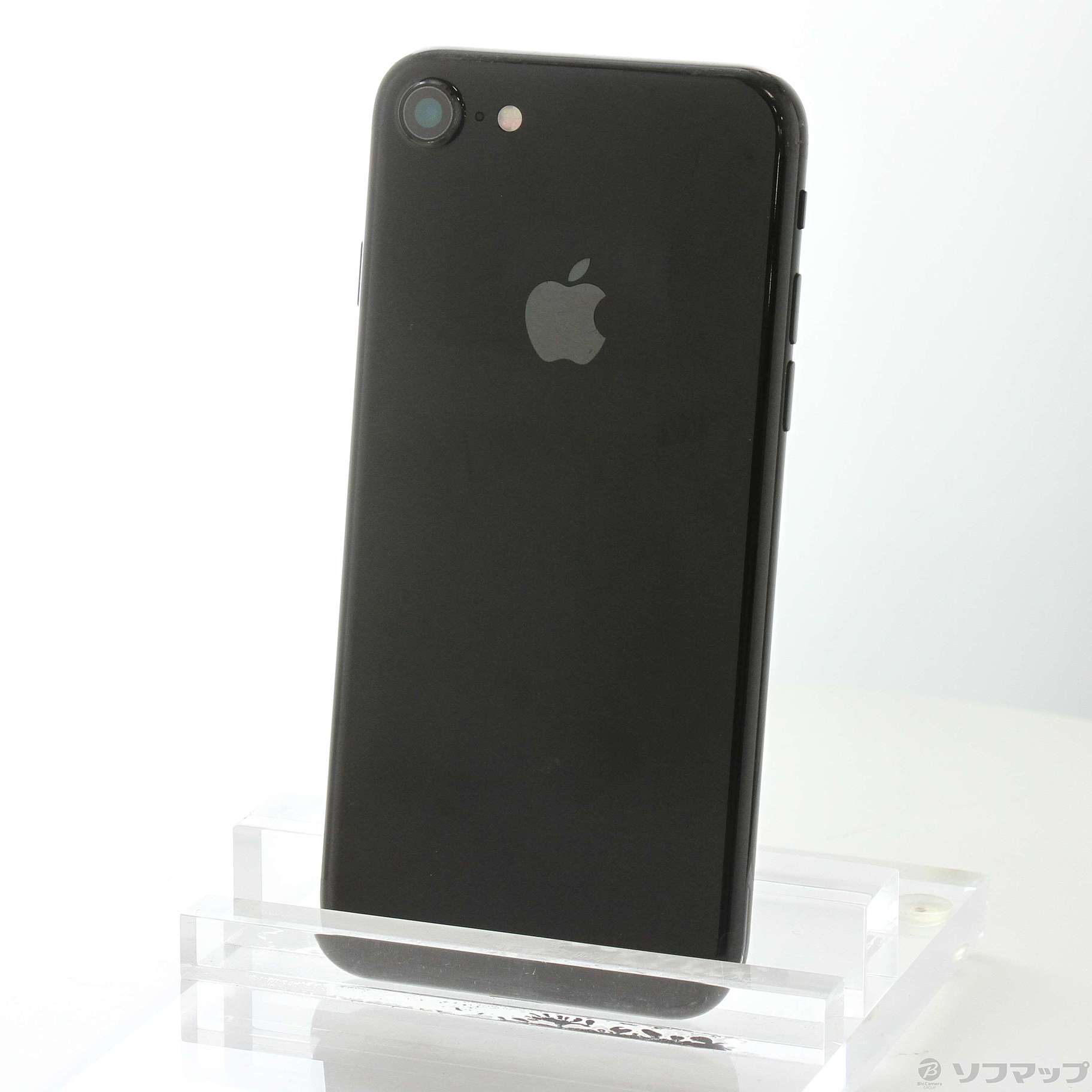 中古】iPhone7 128GB ジェットブラック MNCP2J／A SIMフリー