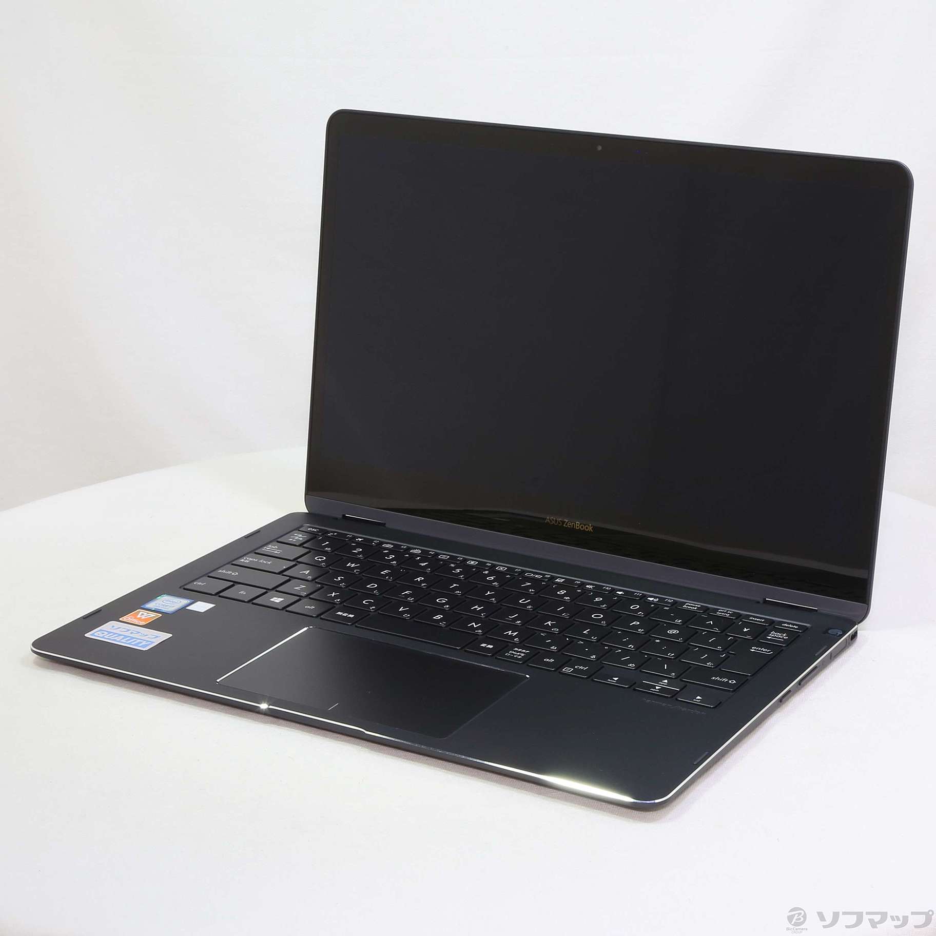 中古】ZenBook Flip S UX370UA UX370UA-8550 スモーキーグレー