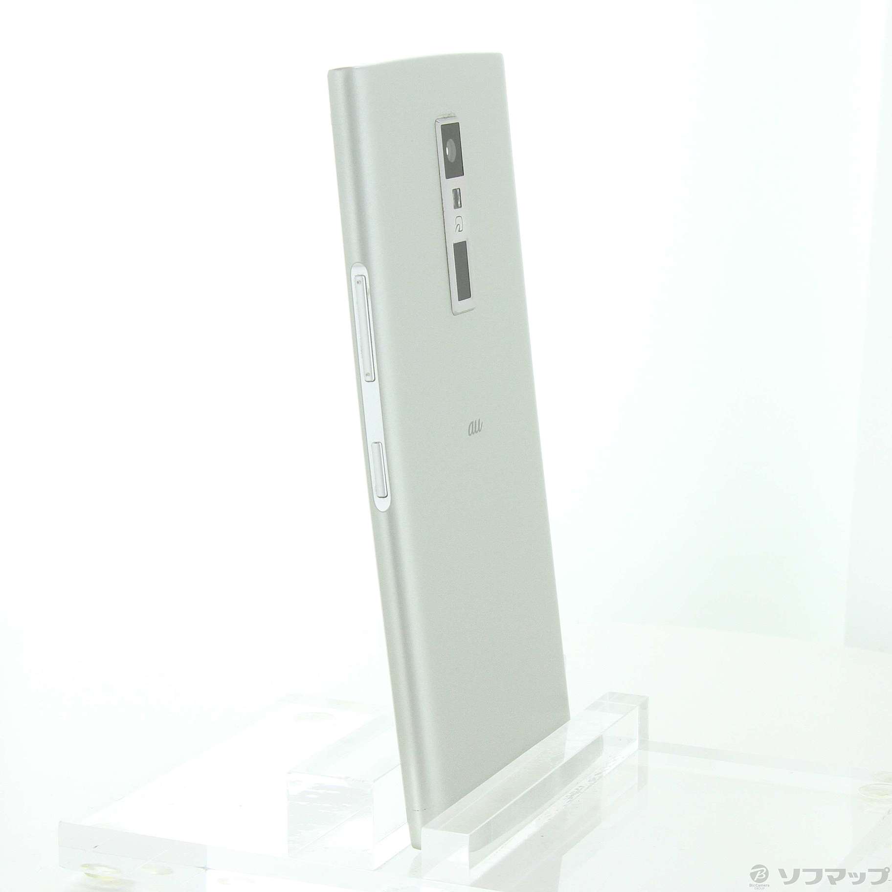 中古】URBANO V04 64GB プラチナシルバー KYV45 auロック解除SIM