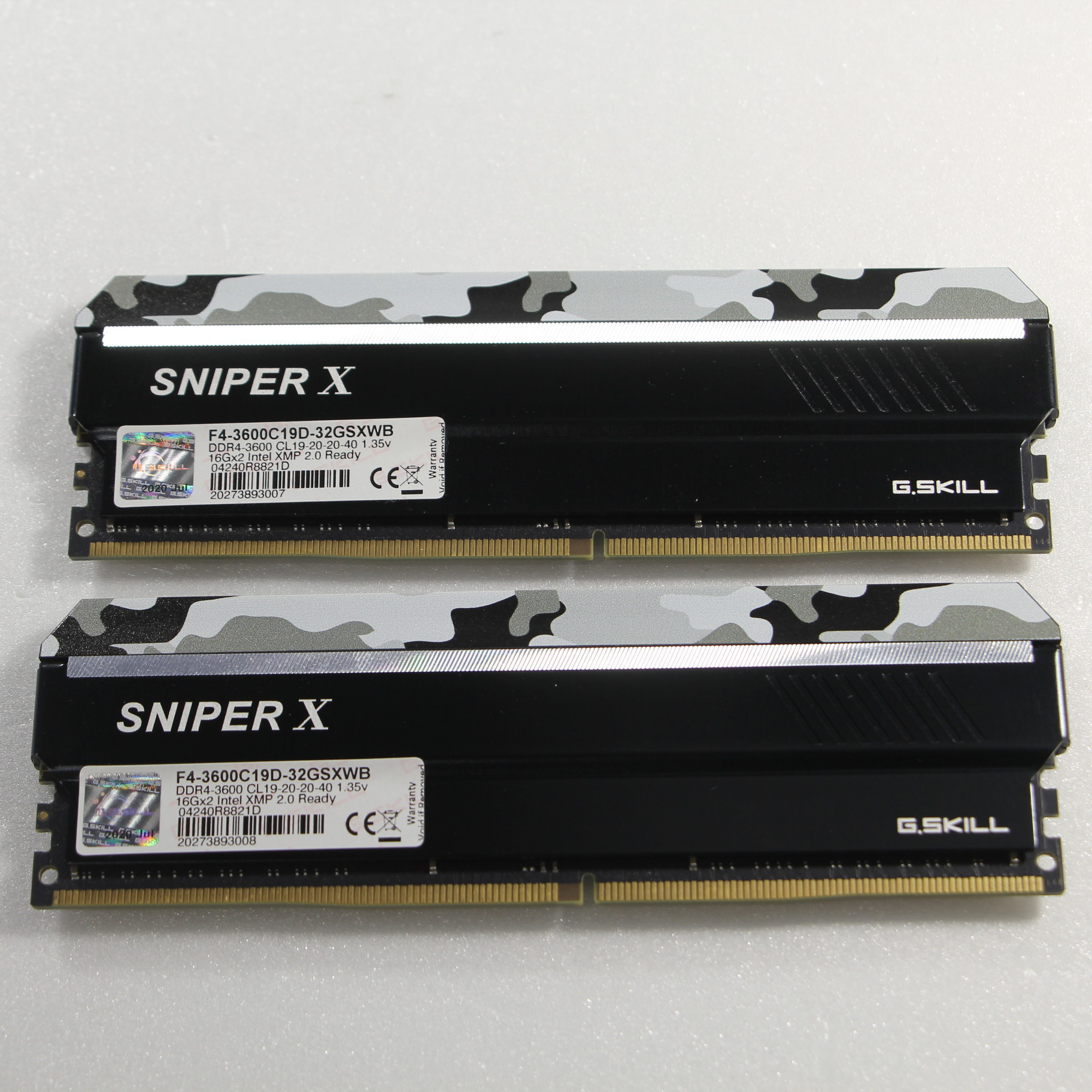 G.Skill Sniper X F4-3600C19D-32GSXWB DDR4-3600 16GB×2-