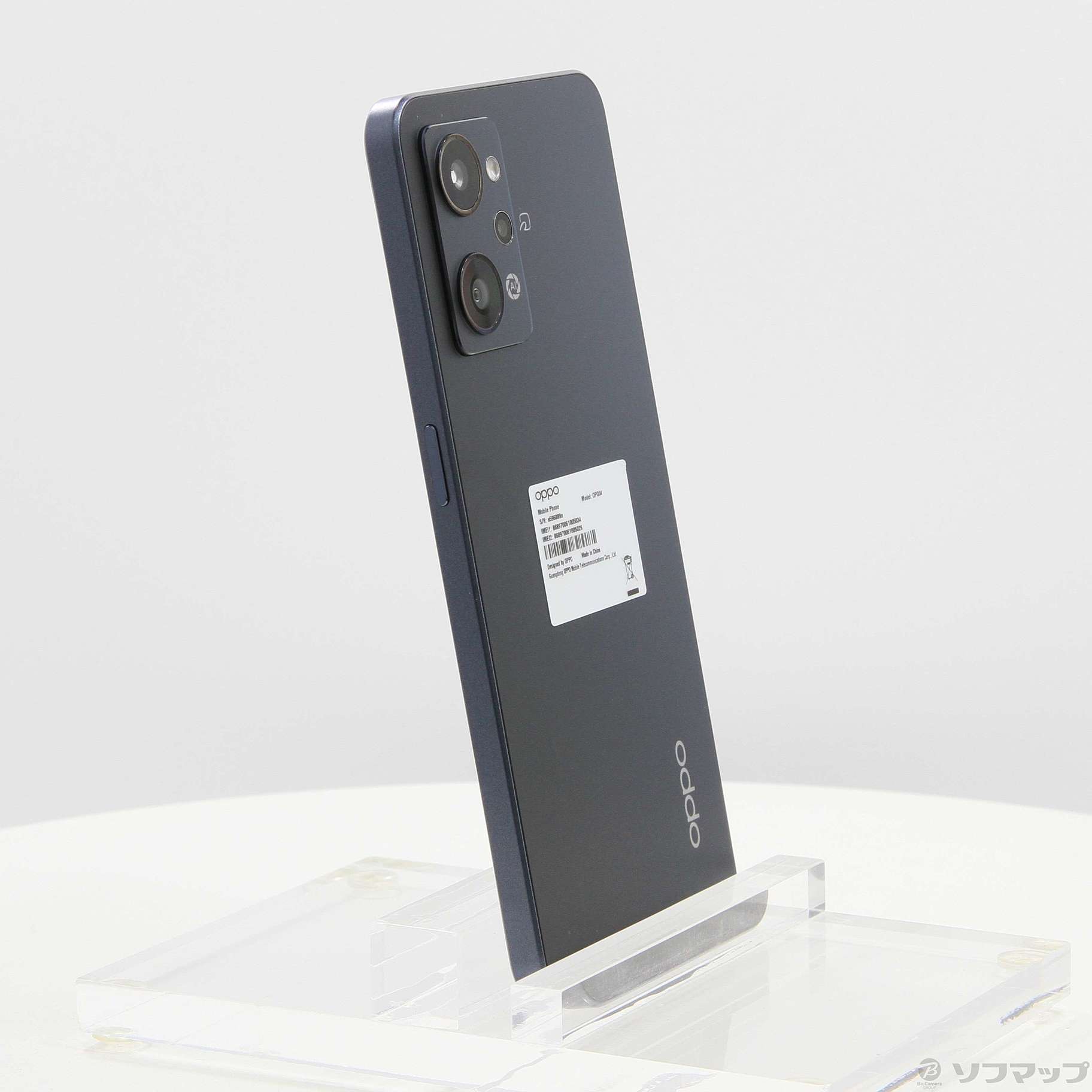 中古】OPPO Reno7 A 128GB スターリーブラック OPG04 auロック解除SIM