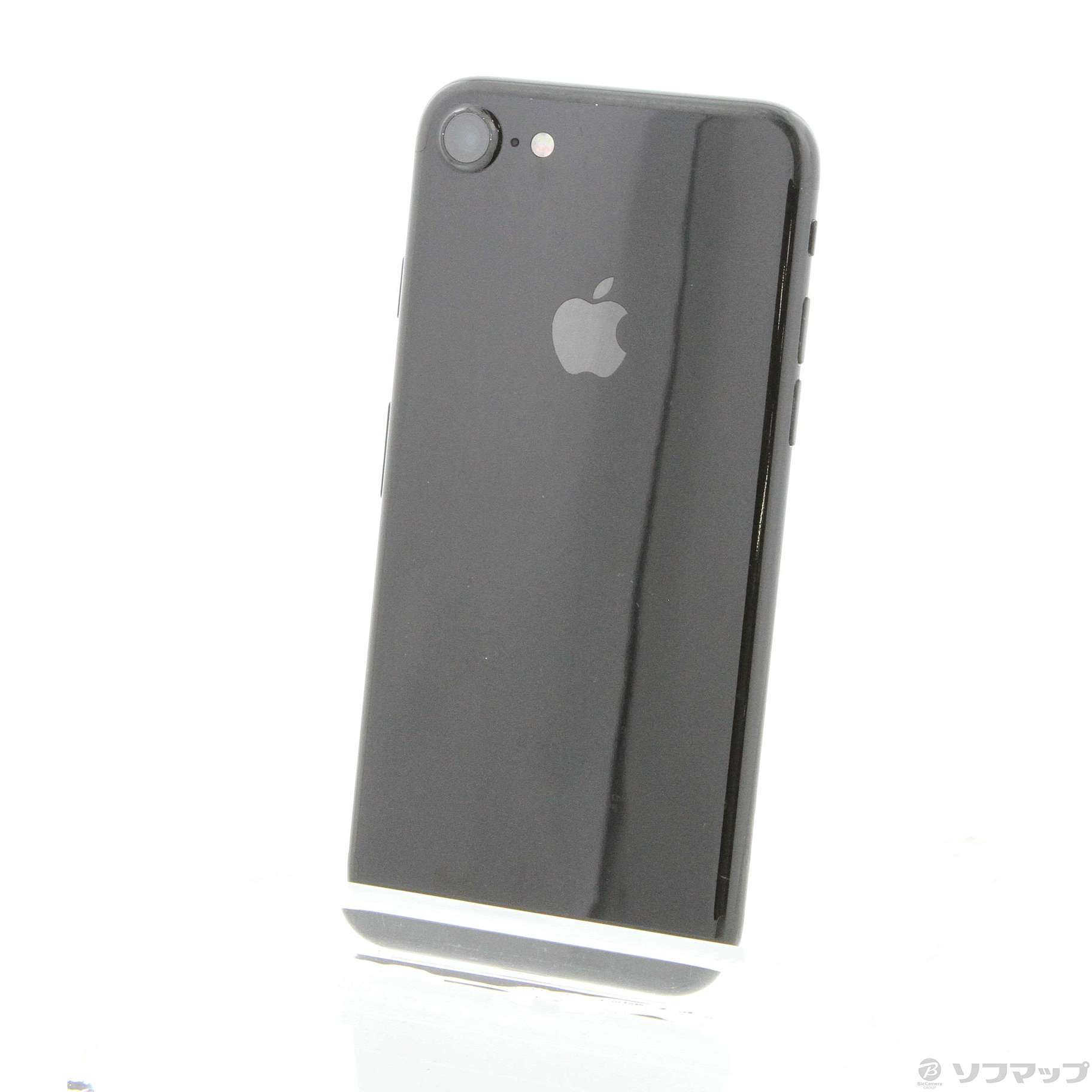 中古】iPhone7 128GB ジェットブラック MNCP2J／A SIMフリー