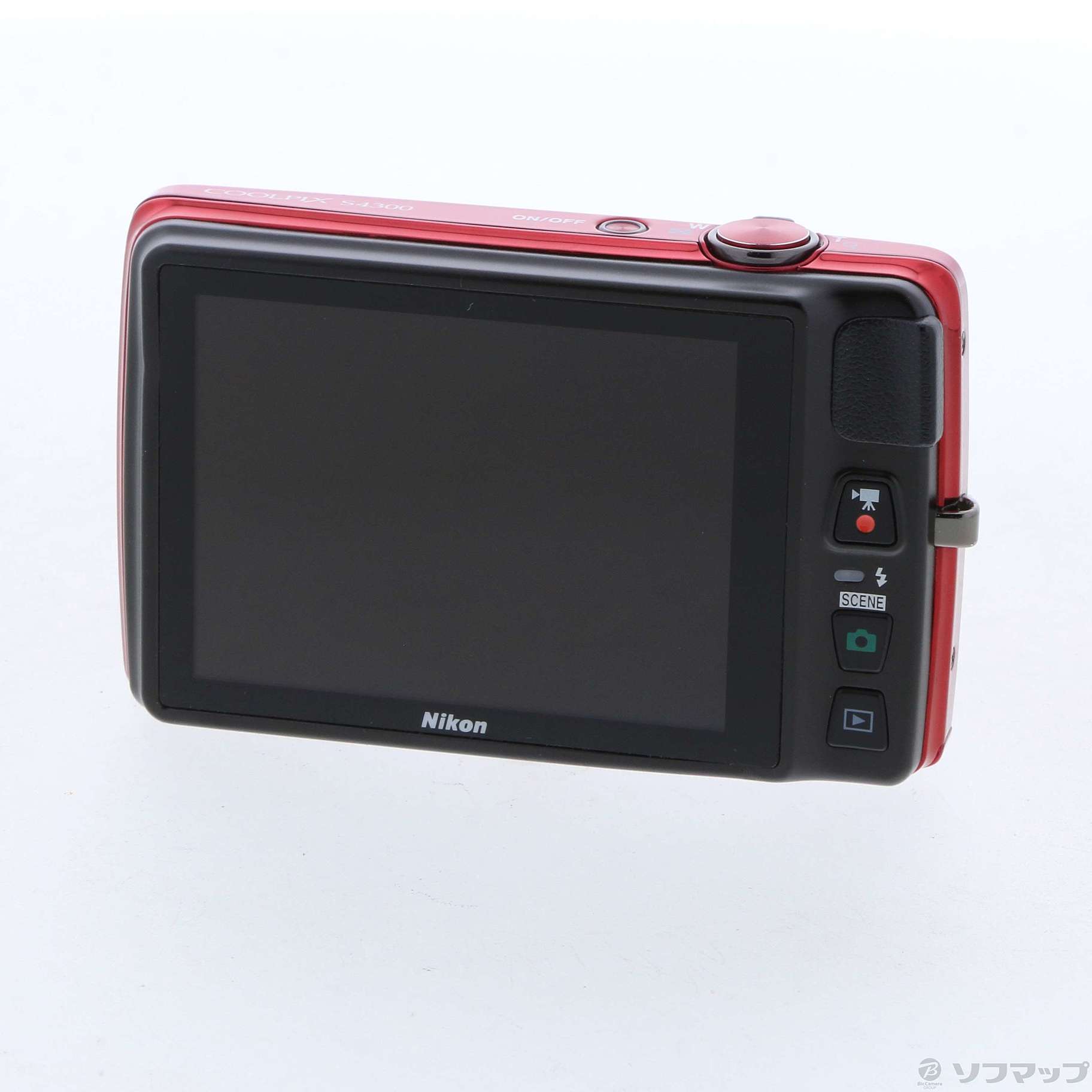 中古】COOLPIX S4300 (1600万画素／6倍／グロッシーレッド