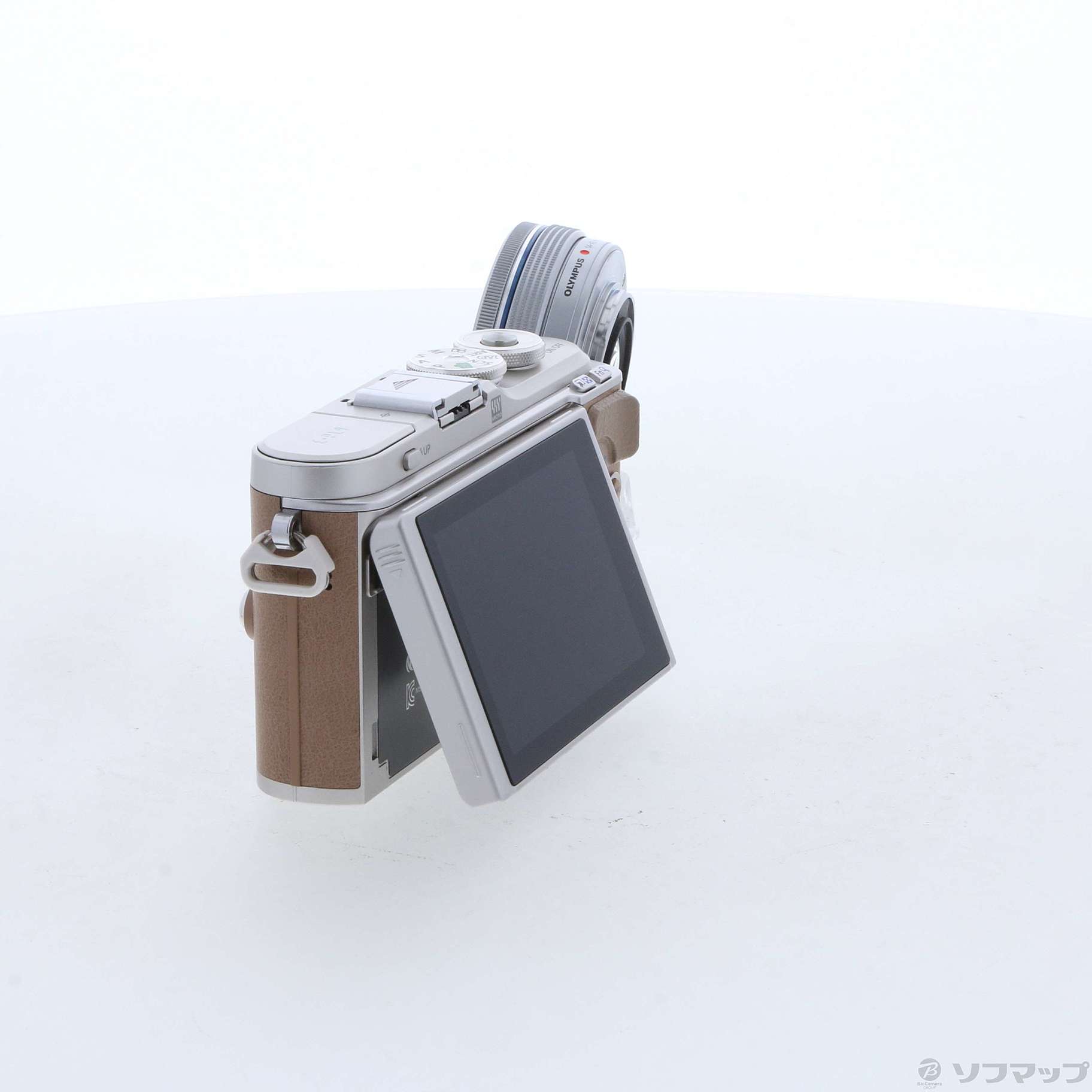 中古】OLYMPUS PEN E-PL9 14-42mm EZレンズキット ブラウン
