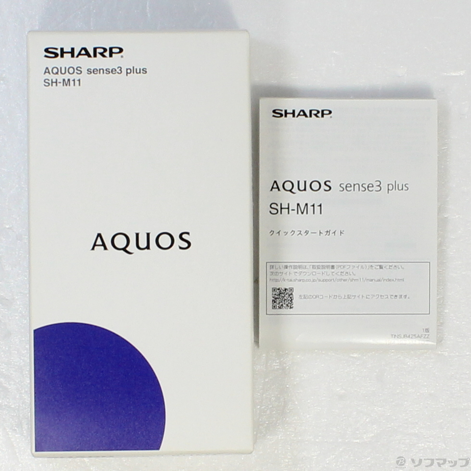 中古】AQUOS sense3 plus 128GB ムーンブルー SH-M11 SIMフリー ◇01 ...