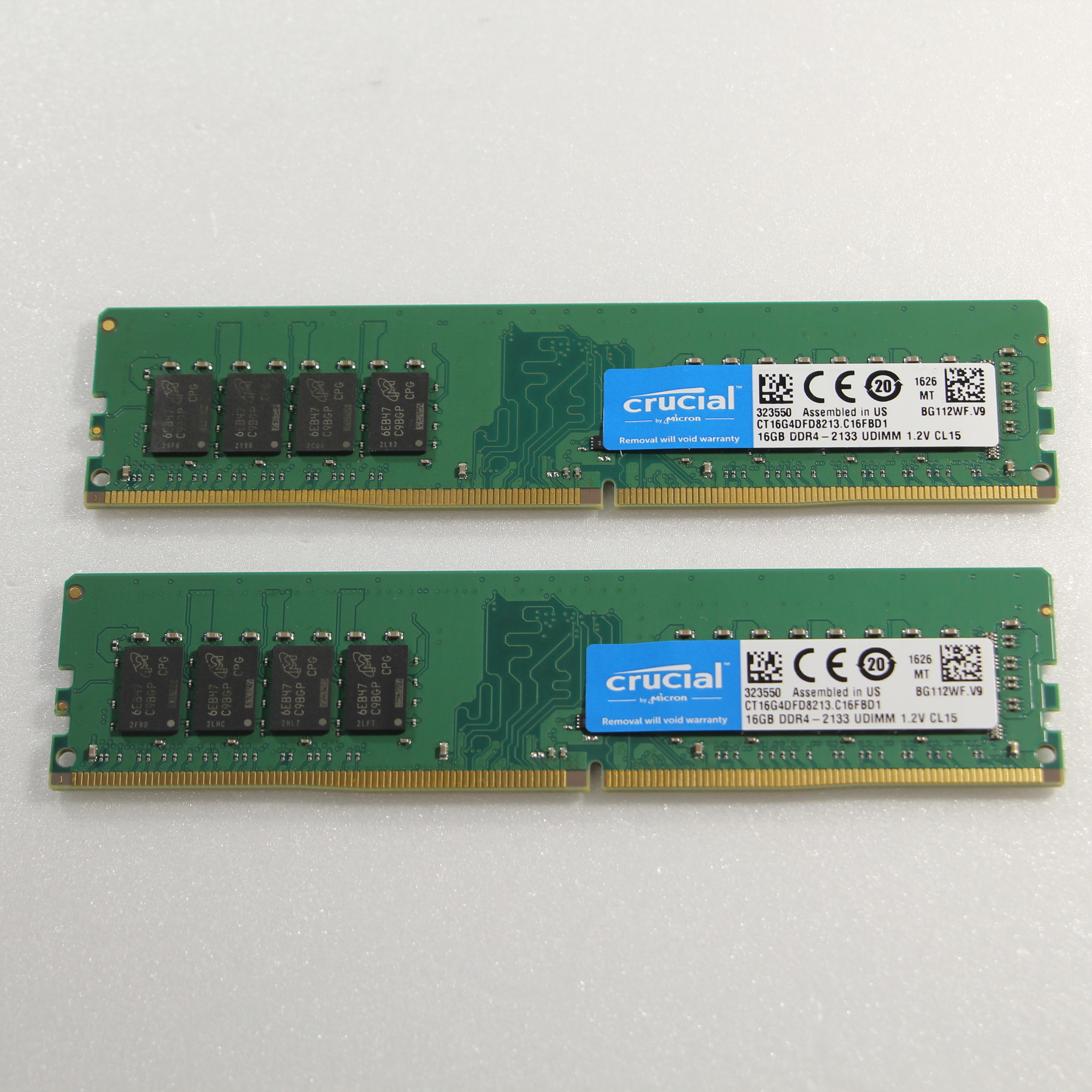 crucial 16GB DDR4-2133 UDIMM