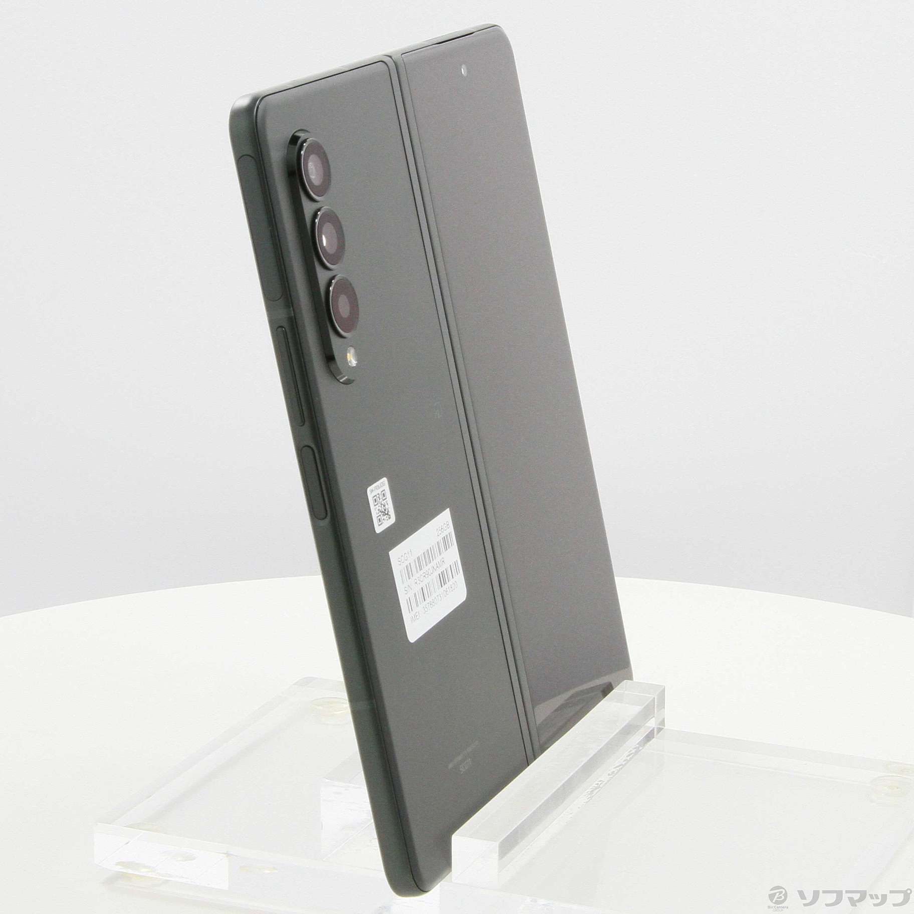 中古】Galaxy Z Fold3 5G 256GB ファントムグリーン SCG11 au