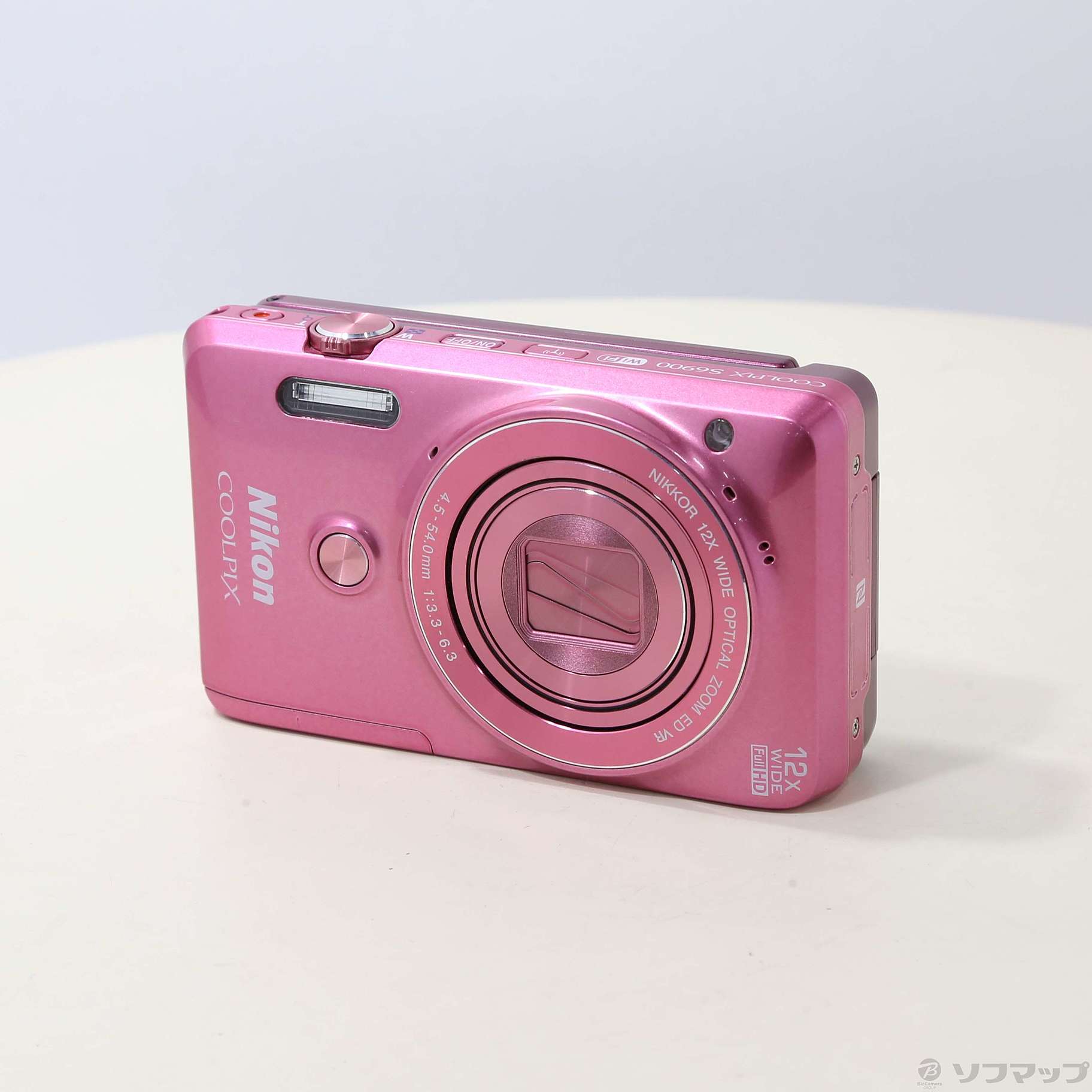 COOLPIX S6900 PK(1602万画素／12倍／グロッシーピンク／SDXC)