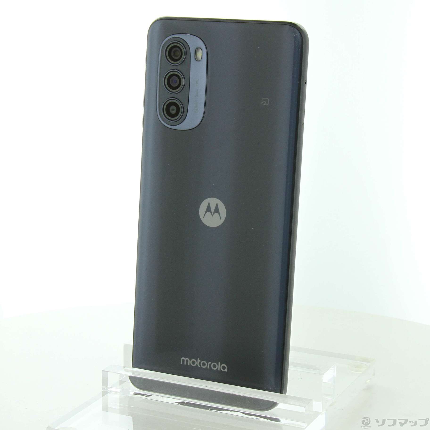 中古】moto g52j 5G 128GB インクブラック PATM0000JP SIMフリー