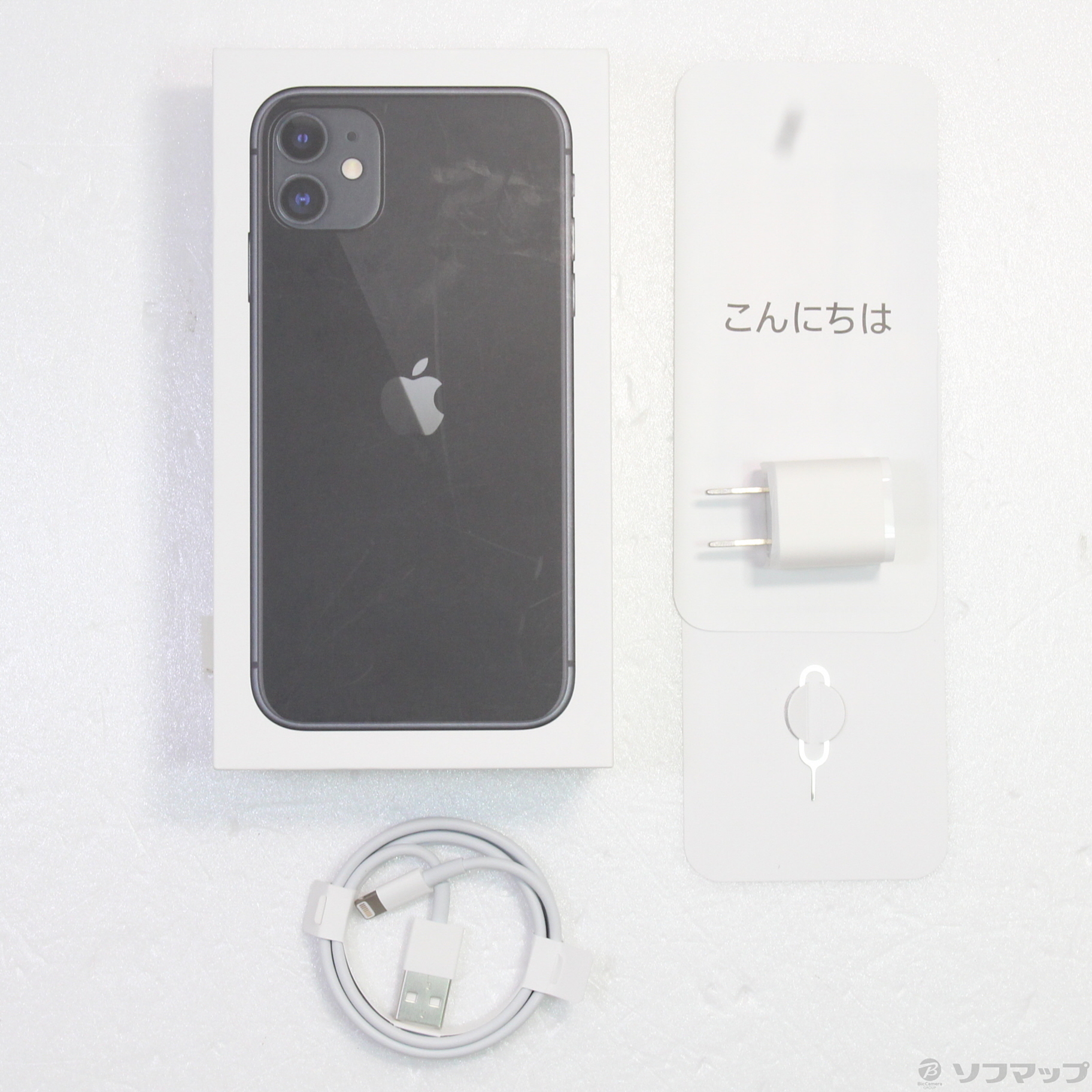 中古】iPhone11 128GB ブラック MWM02J／A SIMフリー ◇09/22(木)新