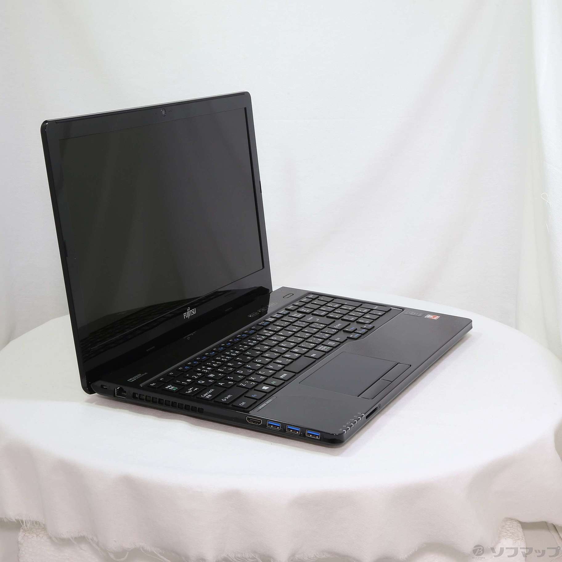 富士通 ノートパソコン LIFEBOOK AH53/U シャイニーブラック