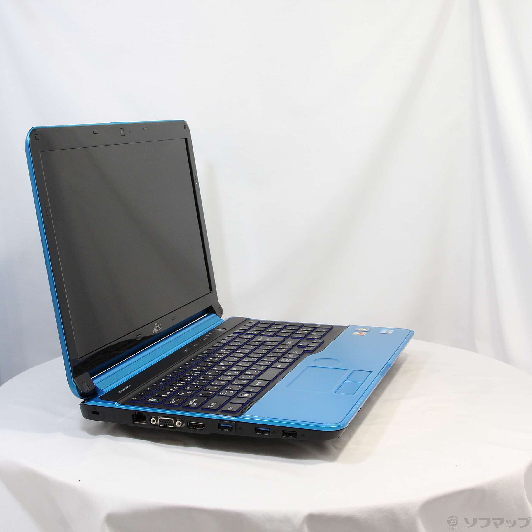 中古】格安安心パソコン LIFEBOOK AH56／G FMVA56GL アクアブルー