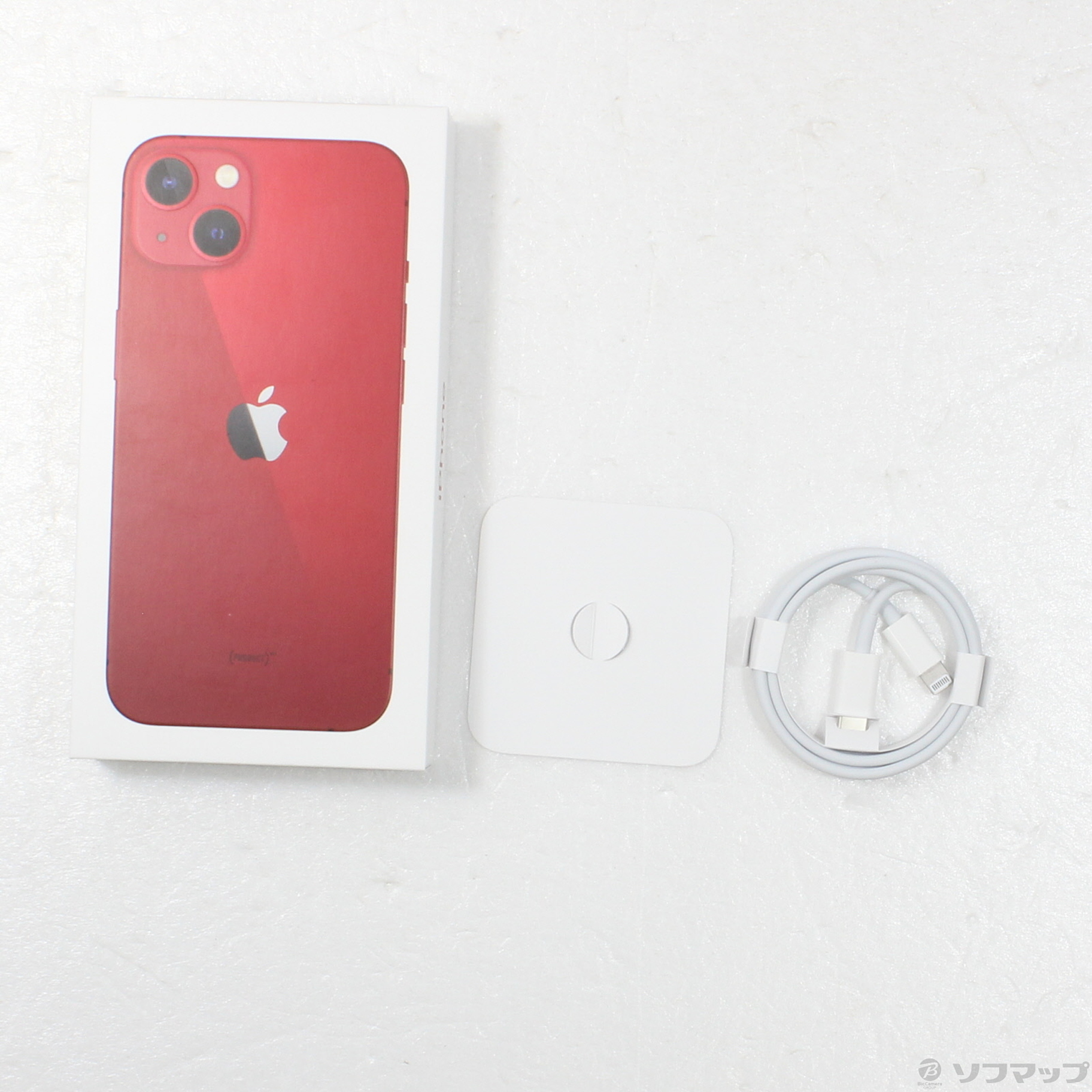 中古】iPhone13 128GB プロダクトレッド MLNF3J／A SIMフリー ◇02/05