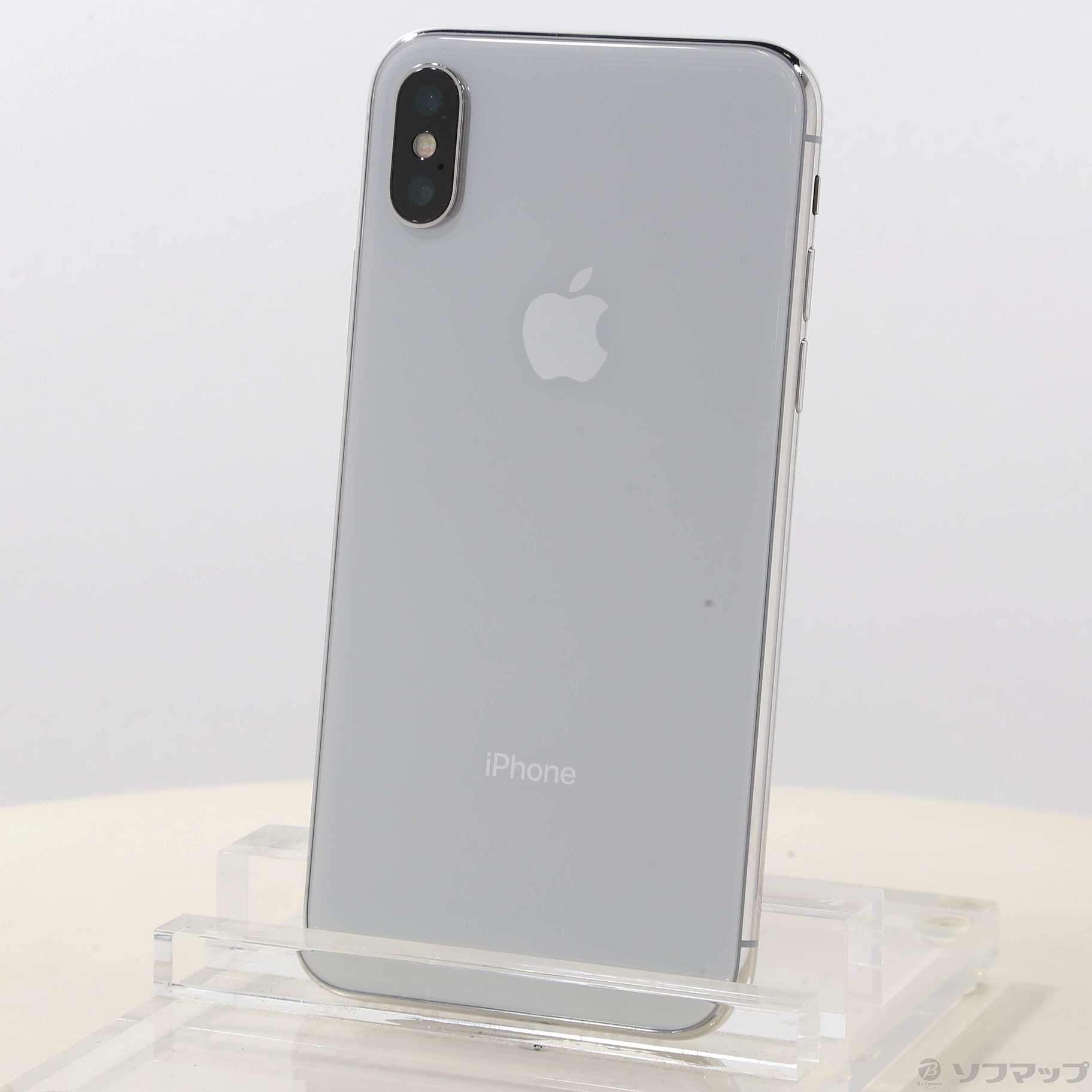 中古】iPhoneX 256GB シルバー MQC22J／A SoftBank [2133042748543