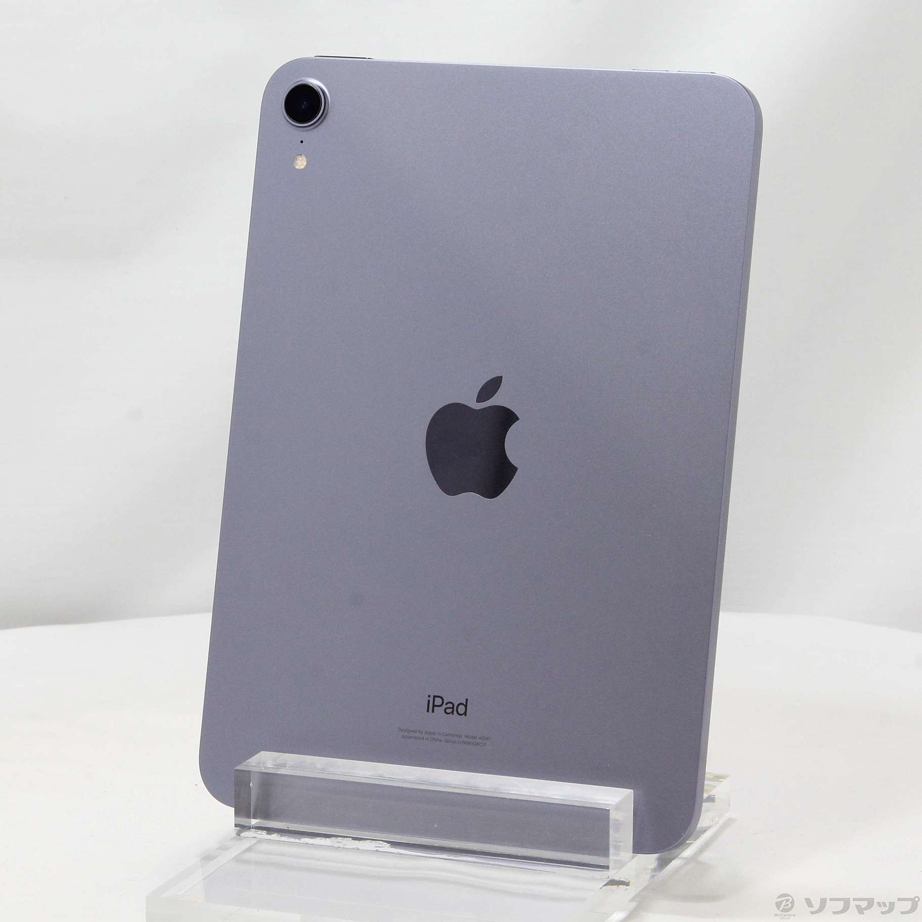 中古】iPad mini 第6世代 64GB パープル MK7R3J／A Wi-Fi