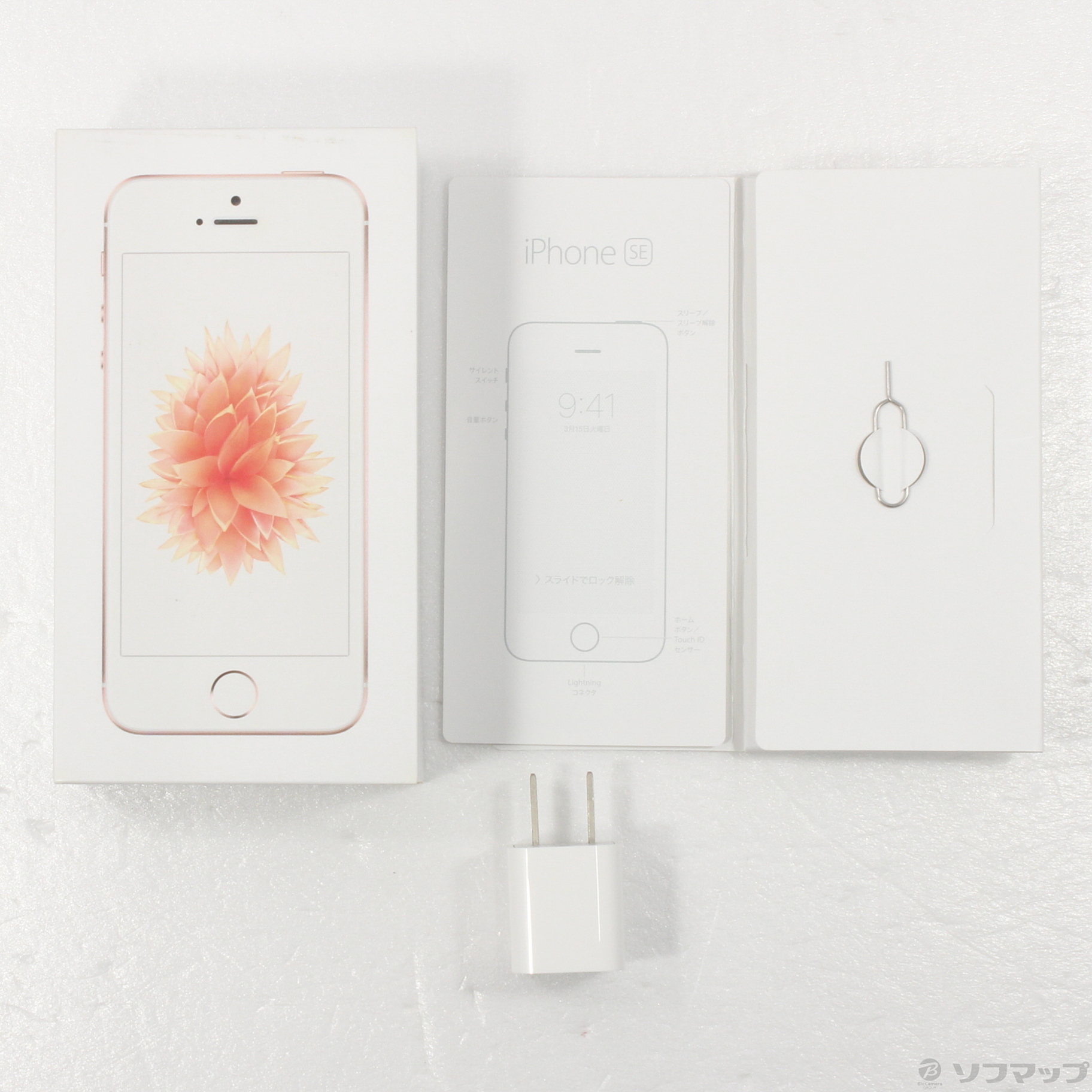 中古】iPhone SE 64GB ローズゴールド MLXQ2J／A SIMフリー