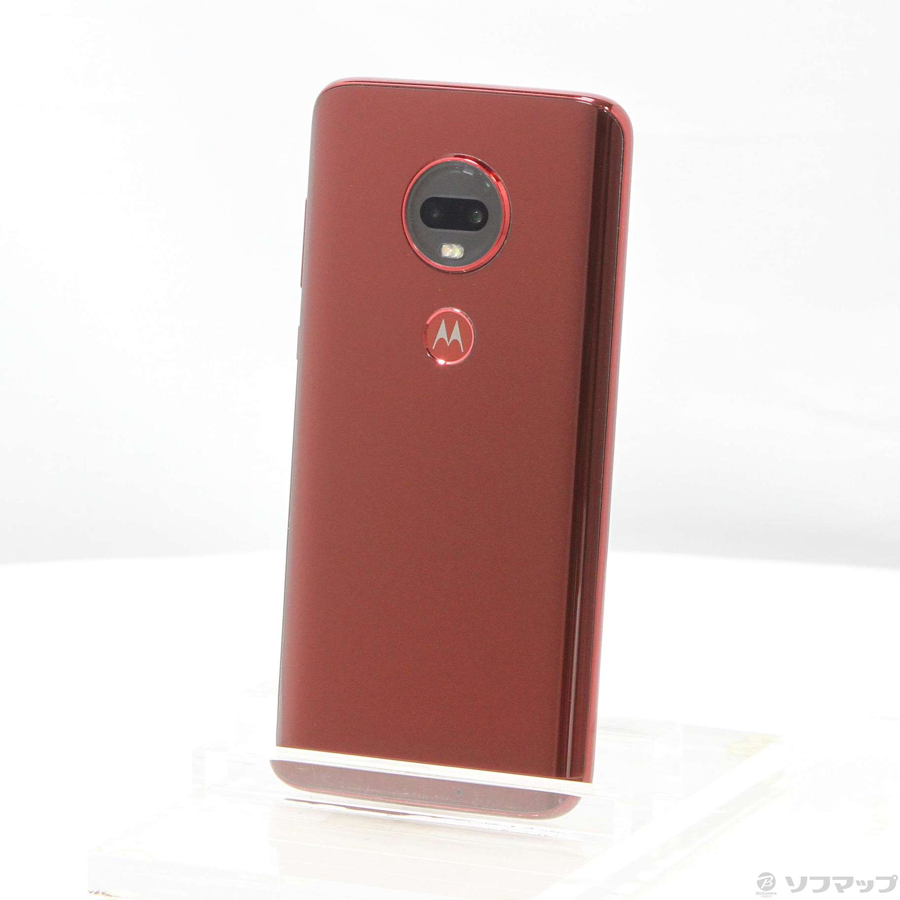 中古】Moto G7 Plus 64GB ビバレッド PADU0002JP SIMフリー  
