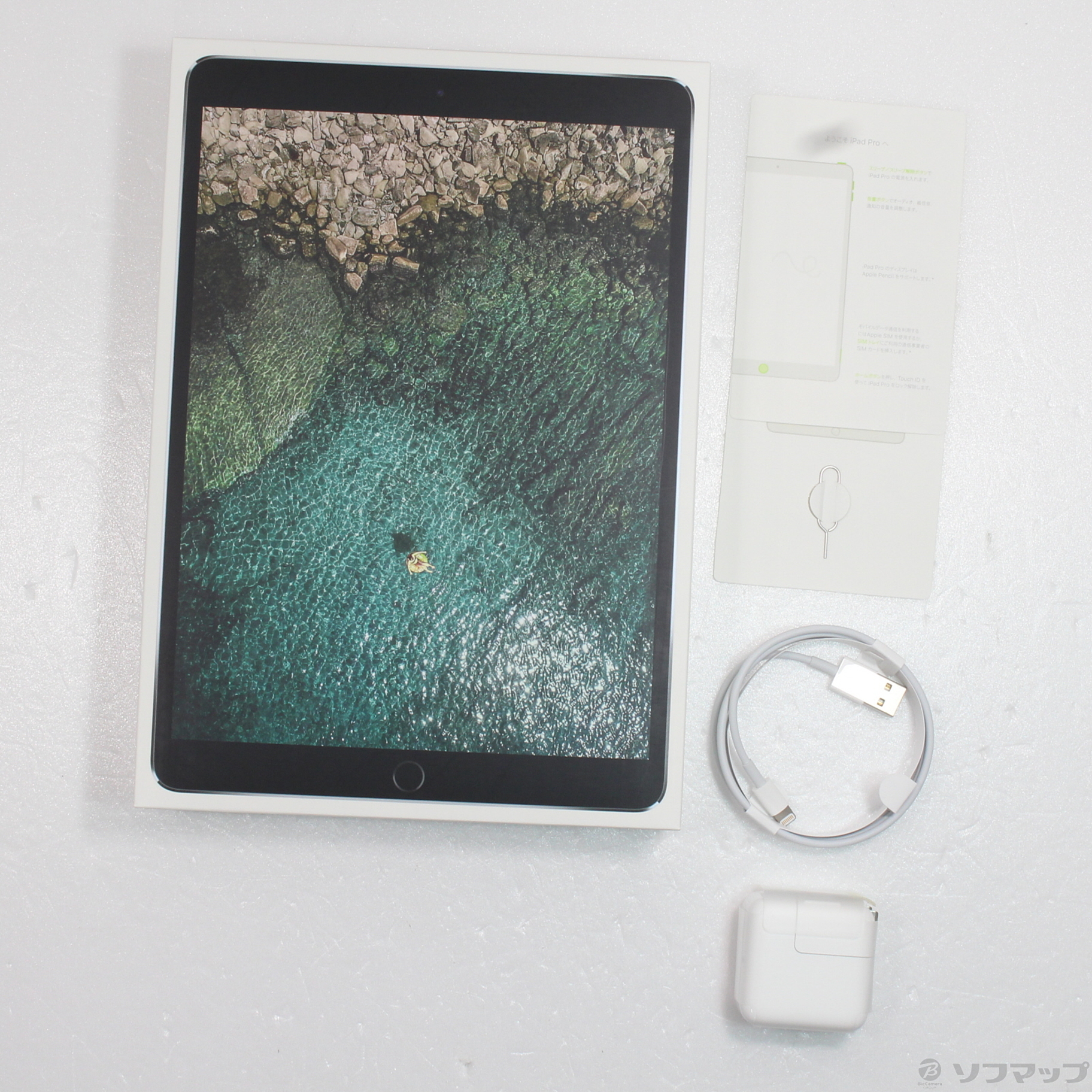 中古】iPad Pro 10.5インチ 512GB スペースグレイ MPME2J／A SIMフリー