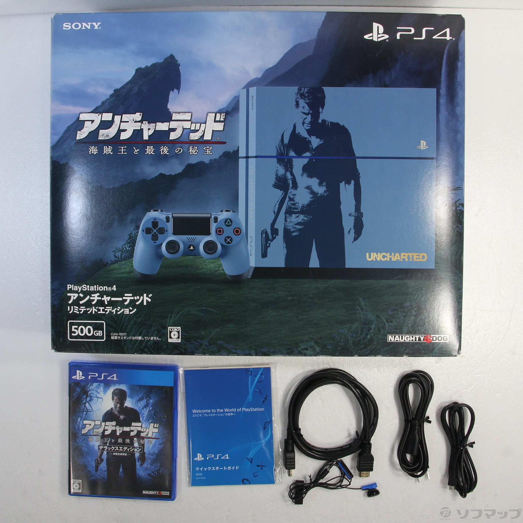 中古】PlayStation 4 アンチャーテッド リミテッドエディション CUHJ