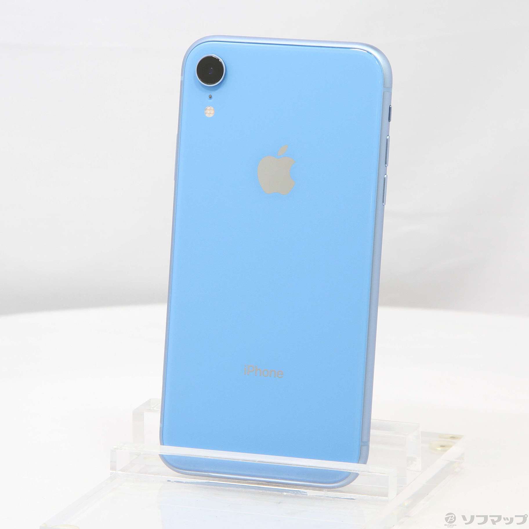 中古】iPhoneXR 128GB ブルー MT0U2J／A SoftBank [2133042812336