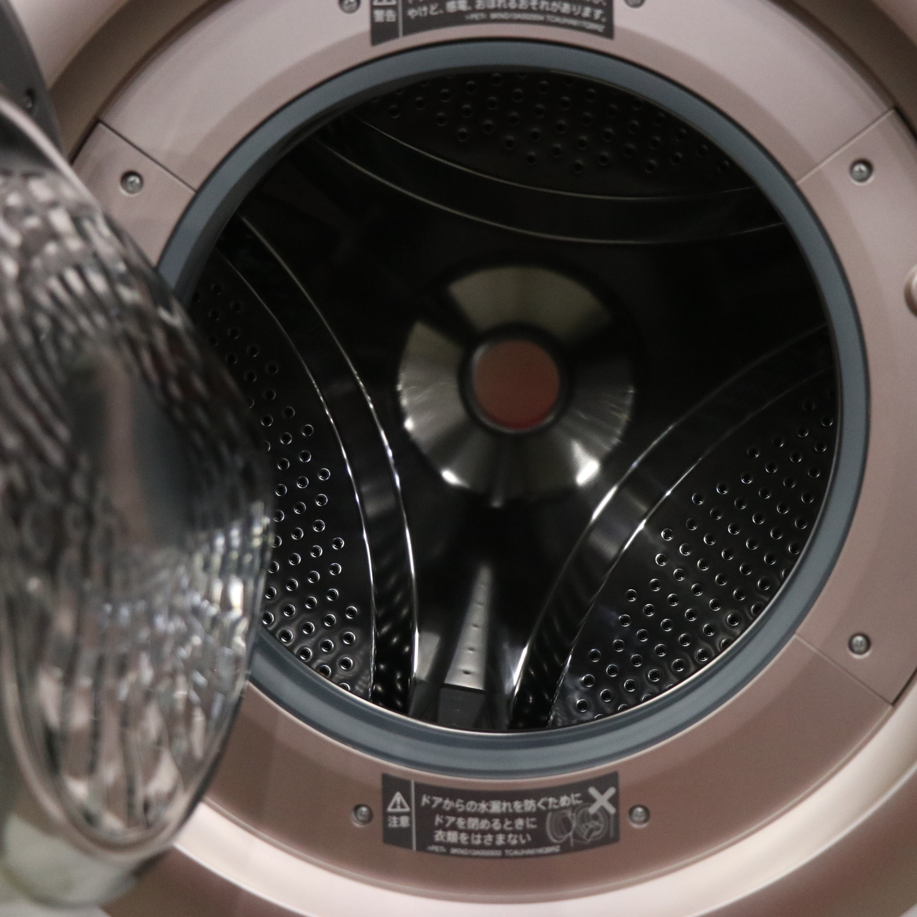 【人気の】シャープ ドラム式洗濯乾燥機 ピンクゴールド系 ES-S7G-NL [洗濯7.0kg /乾燥3.5kg /ヒーター乾燥 /左開き] 2022年製造 輸送事故品 ドラム式