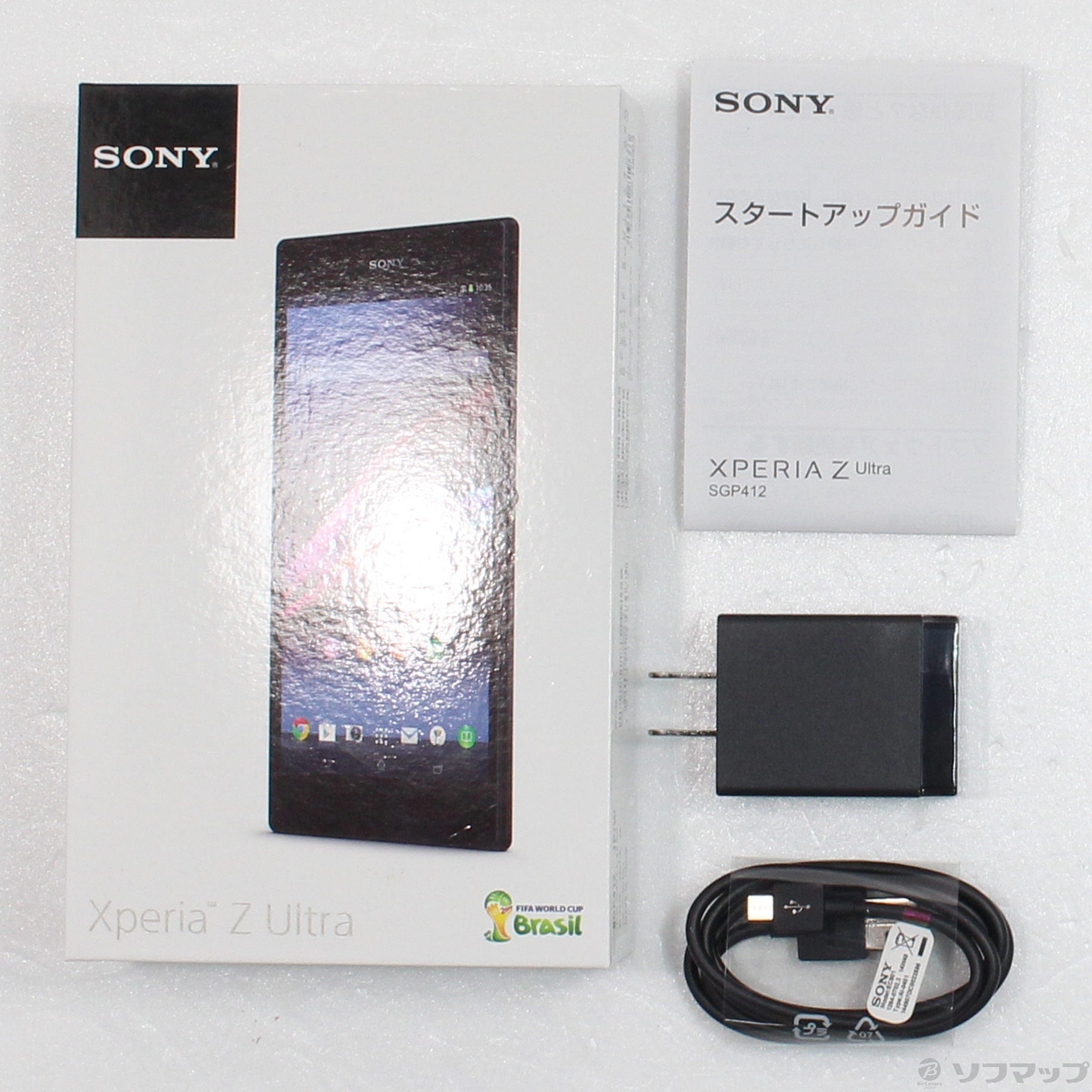 中古】Xperia Z Ultra 32GB ホワイト SGP412JPW Wi-Fi [2133042819663