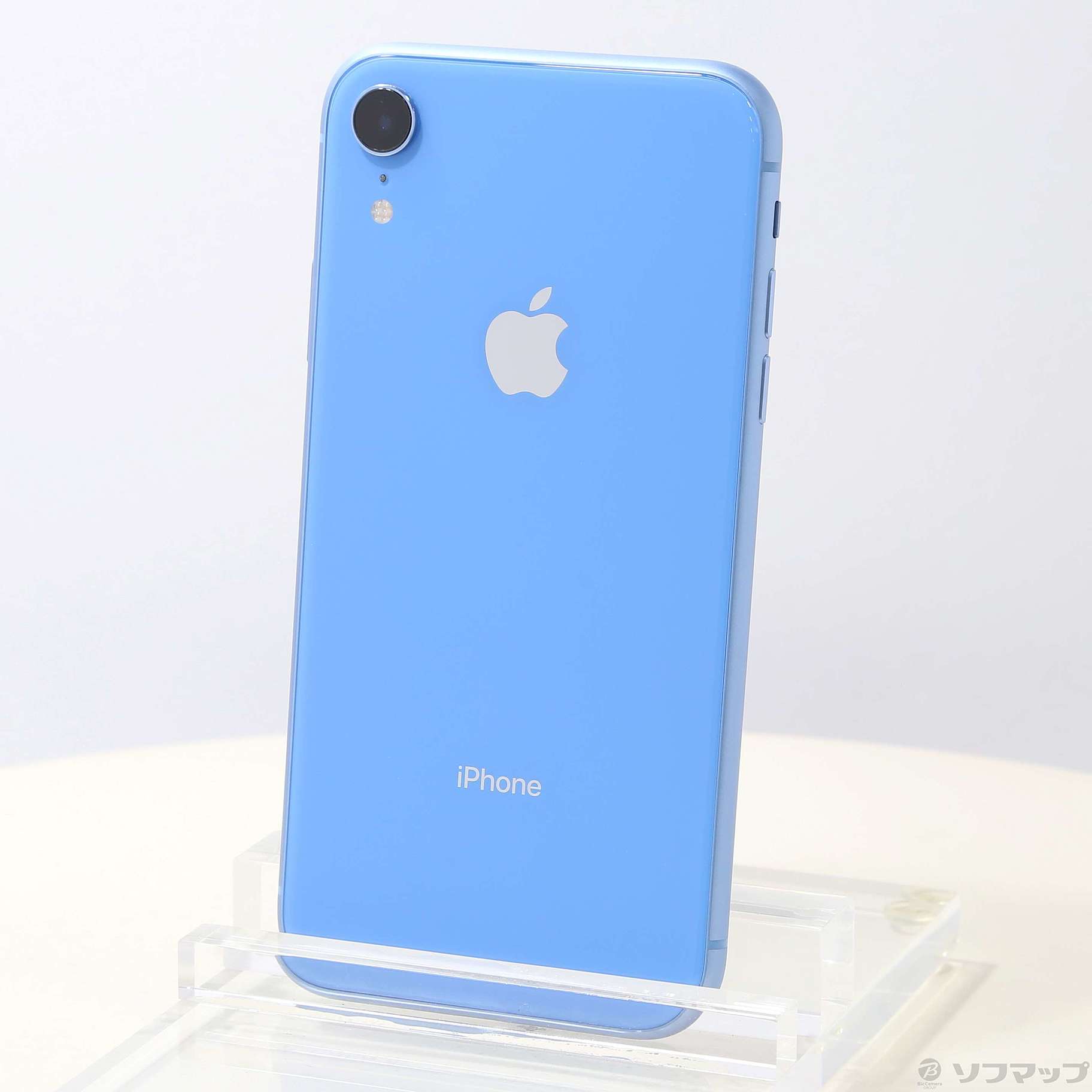 送料無料（沖縄は1000円) iPhoneXR 128GB BLUE SIMフリー 超美品
