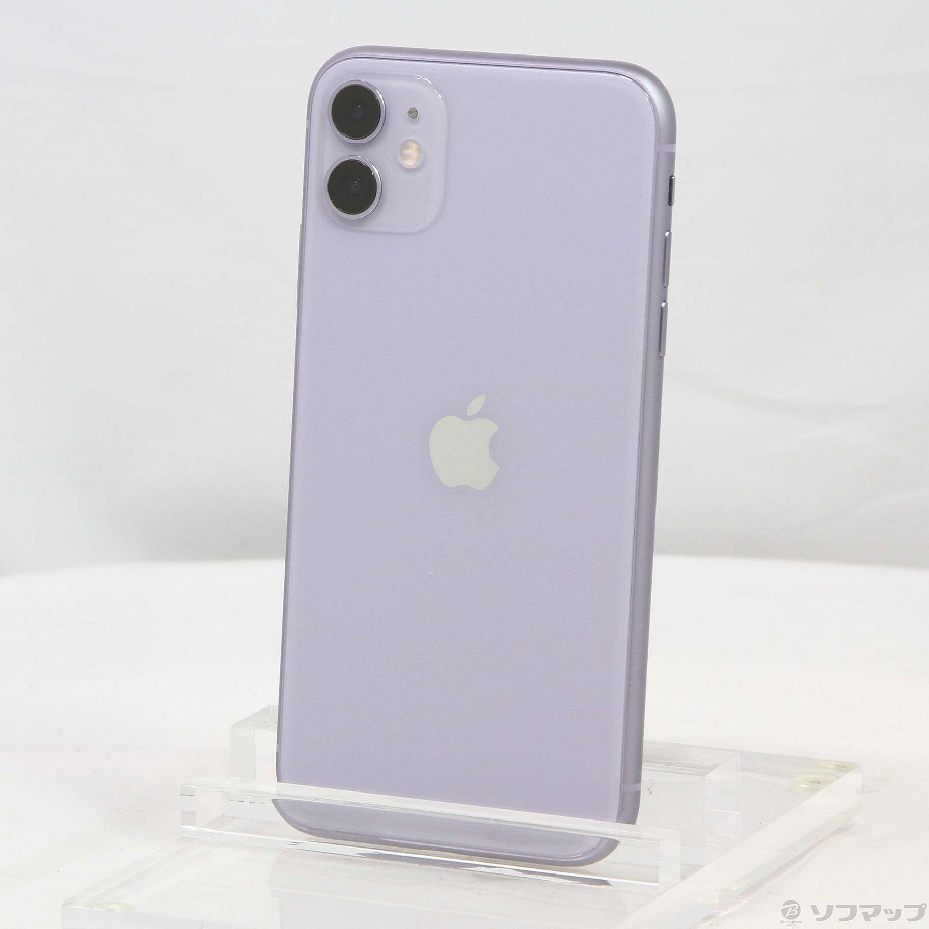 中古】iPhone11 128GB パープル MWM52J／A SIMフリー ◇01/07(土