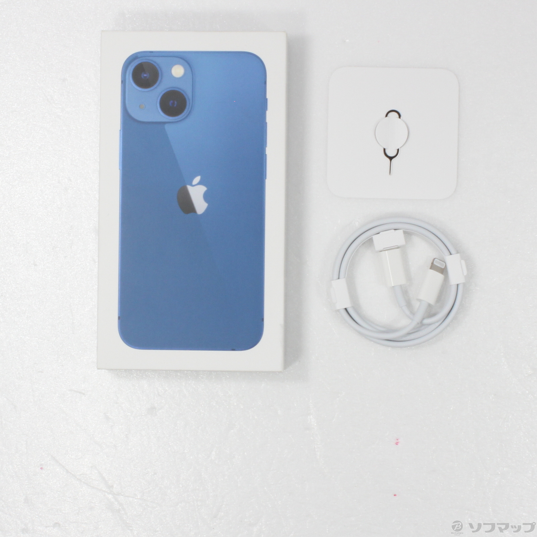 中古】iPhone13 mini 128GB ブルー MLJH3J／A SIMフリー