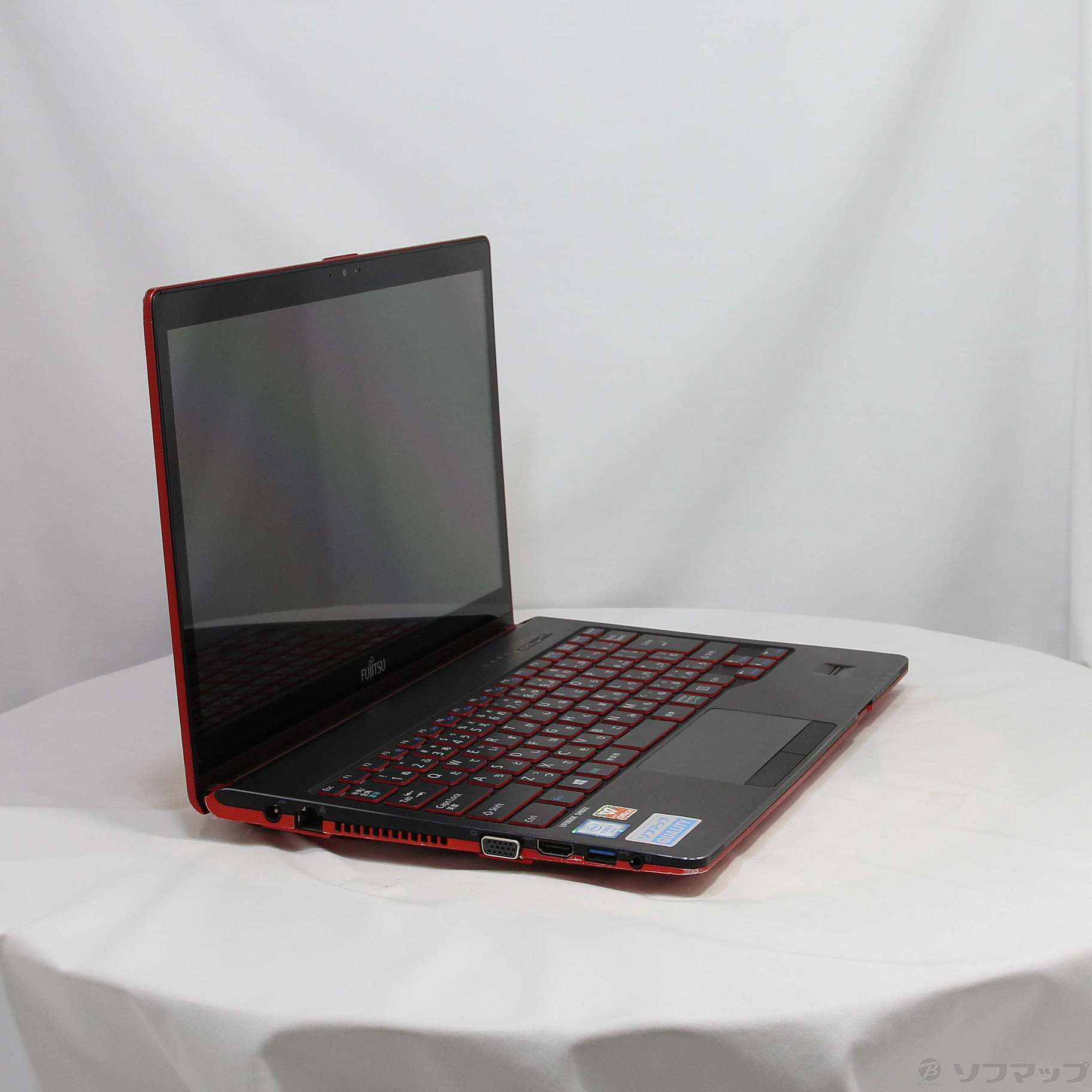 中古】LIFEBOOK SH90／X FMVS90XRD2 サテンレッド 〔Windows 10 