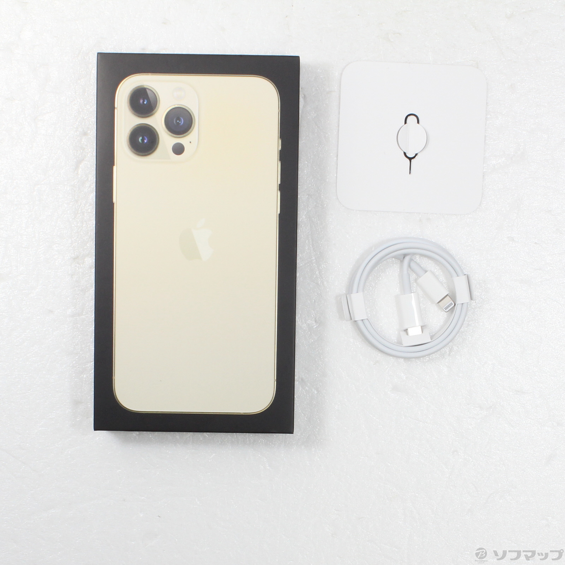 中古】iPhone13 Pro Max 128GB ゴールド MLJ63J／A SIMフリー ◇01/22