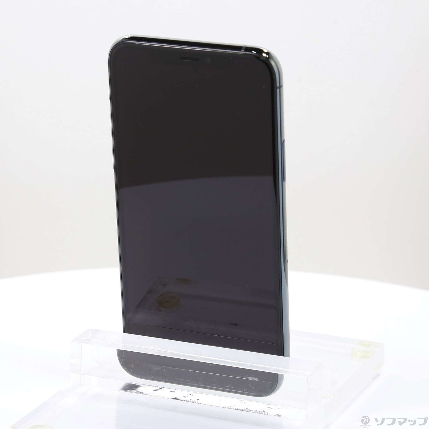 中古】iPhone11 Pro 256GB ミッドナイトグリーン MWCC2J／A SIMフリー