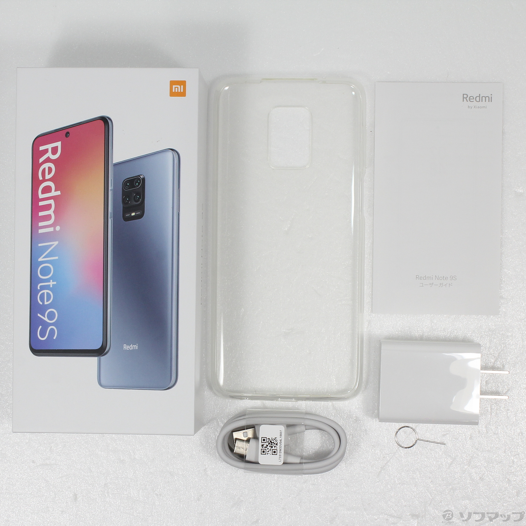 中古】Redmi Note 9S 128GB グレイシャーホワイト M2003J6A1R SIM