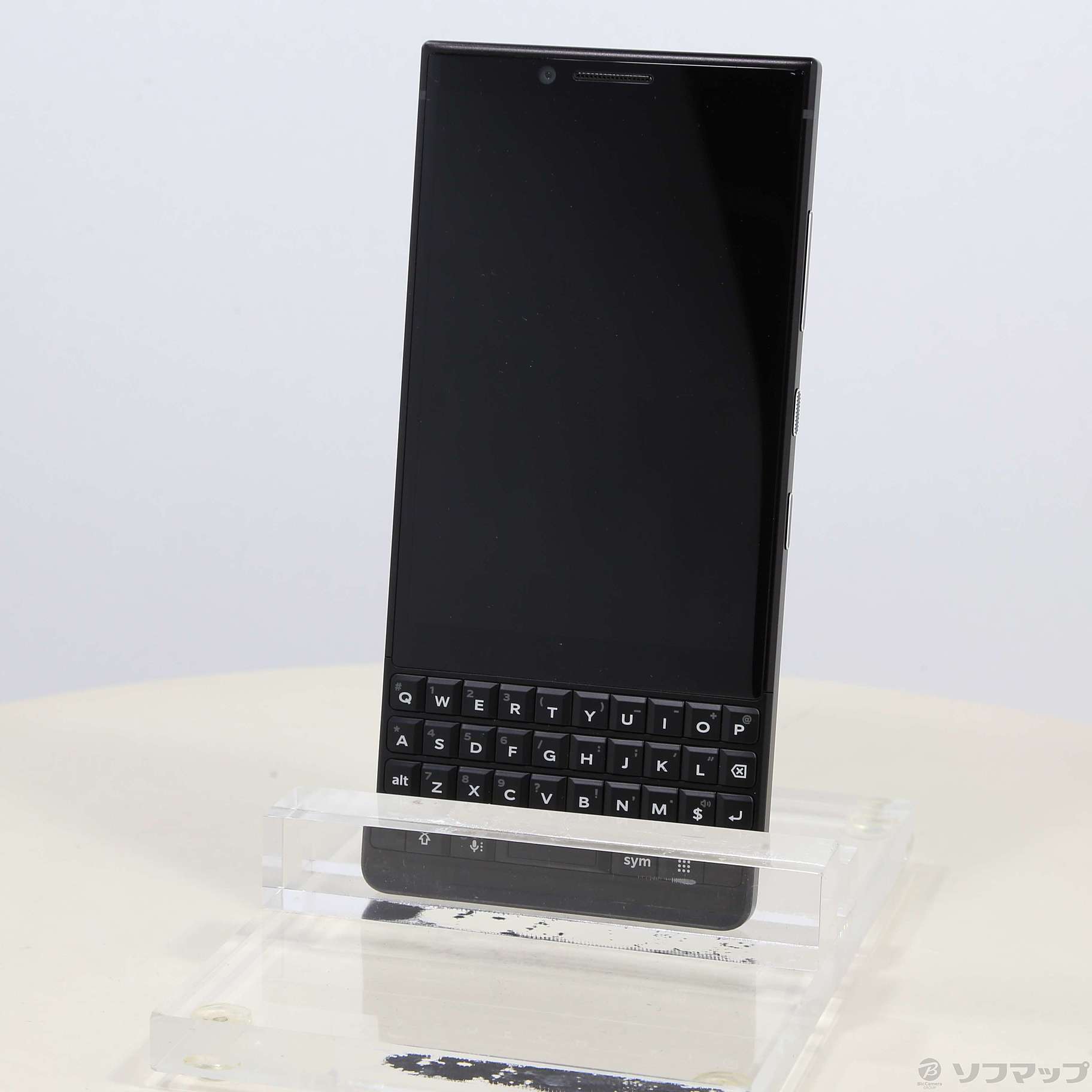 中古】BlackBerry KEY2 128GB ブラック BBF1009 SIMフリー ◇12/03(土