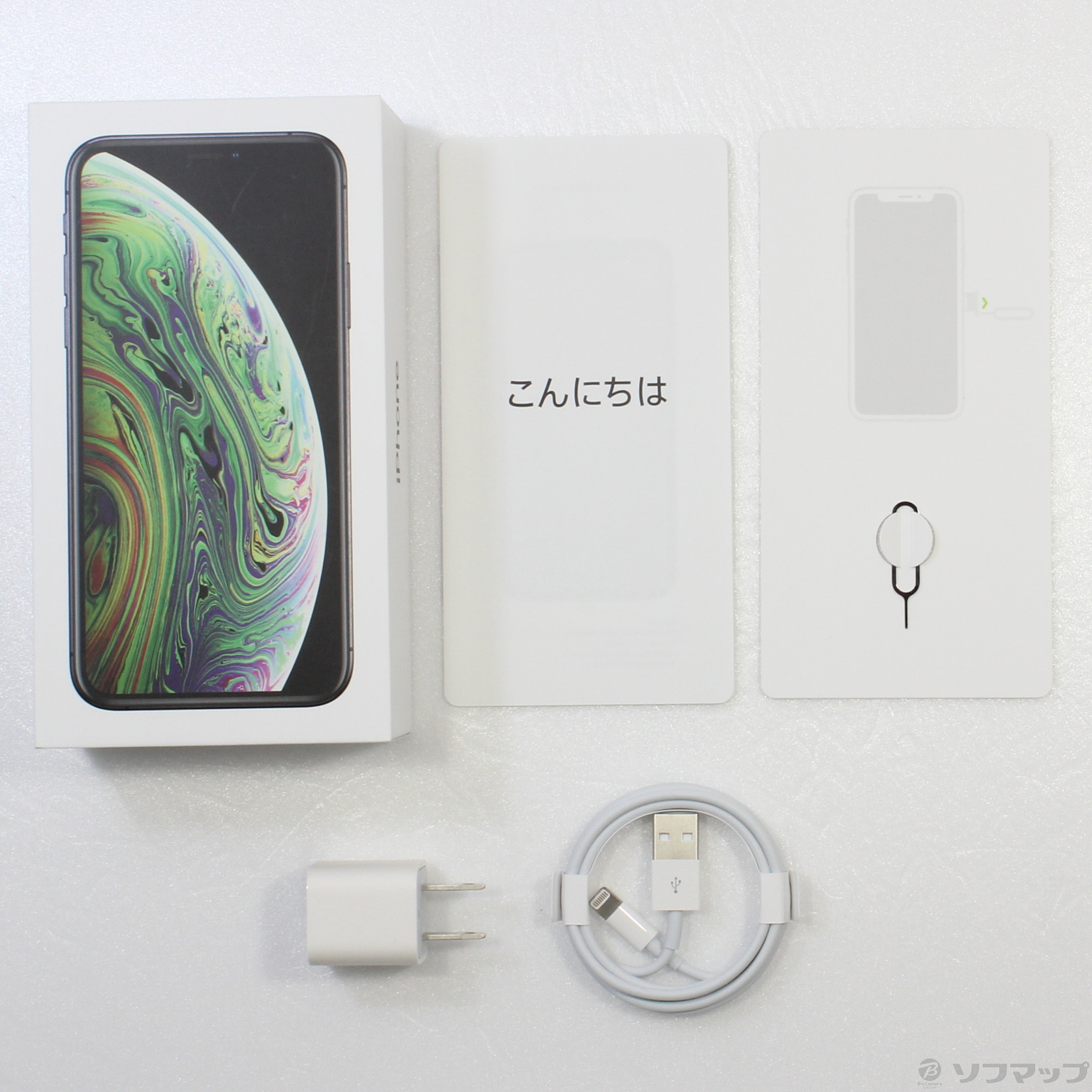 中古】iPhoneXS 256GB スペースグレイ MTE02J／A SIMフリー