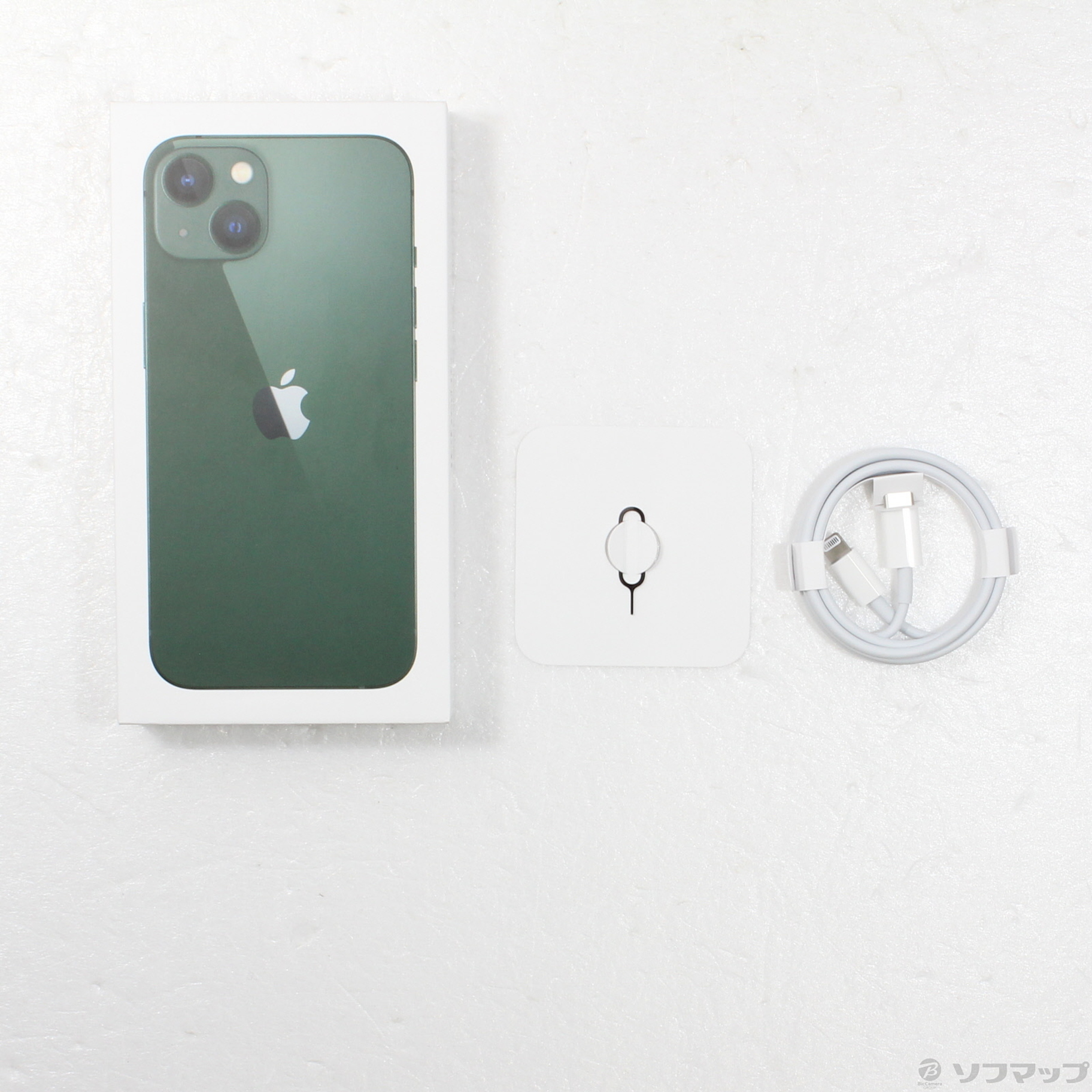 中古】〔展示品〕 iPhone13 128GB グリーン MNGG3J／A SIMフリー