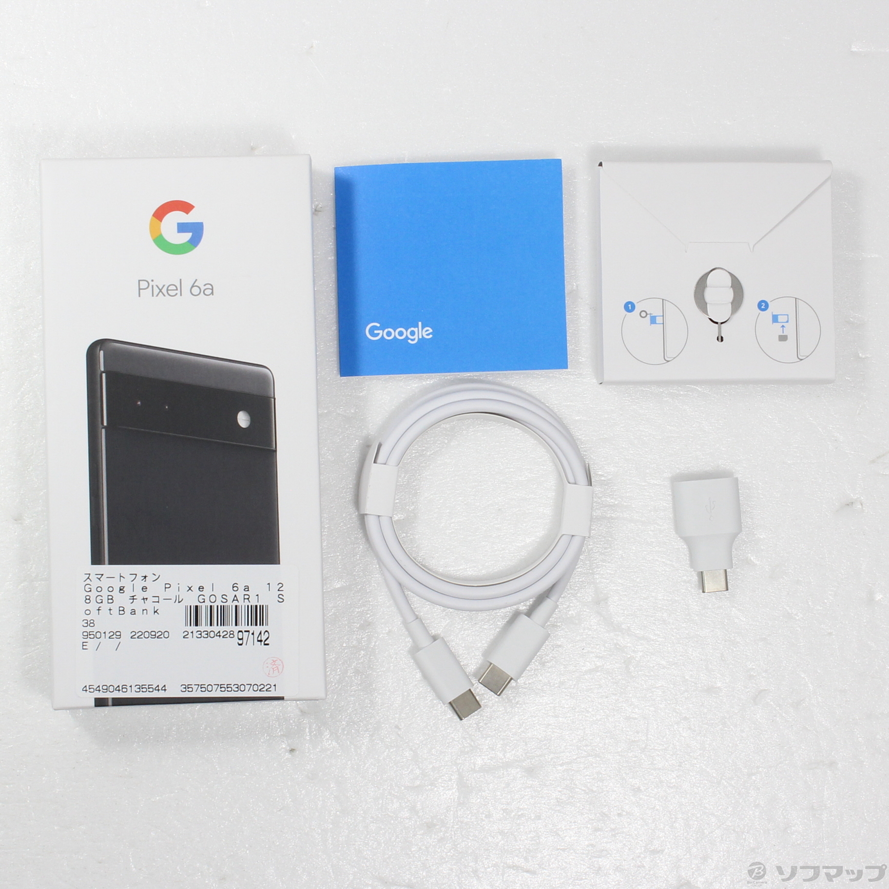 中古】Google Pixel 6a 128GB チャコール GOSAR1 SoftBank ◇10/13(木