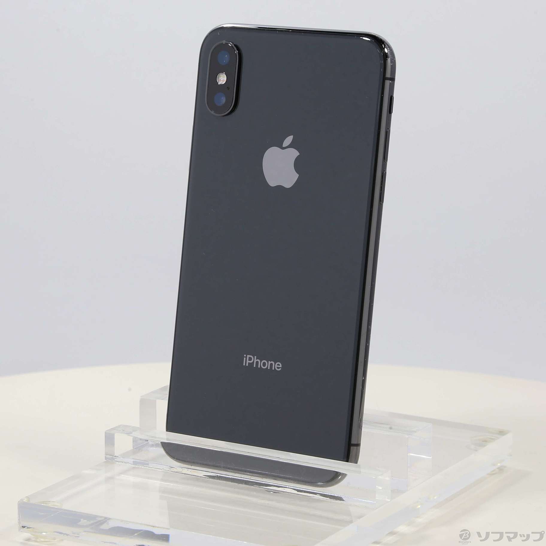 中古】iPhoneX 64GB スペースグレイ MQAX2J／A SIMフリー