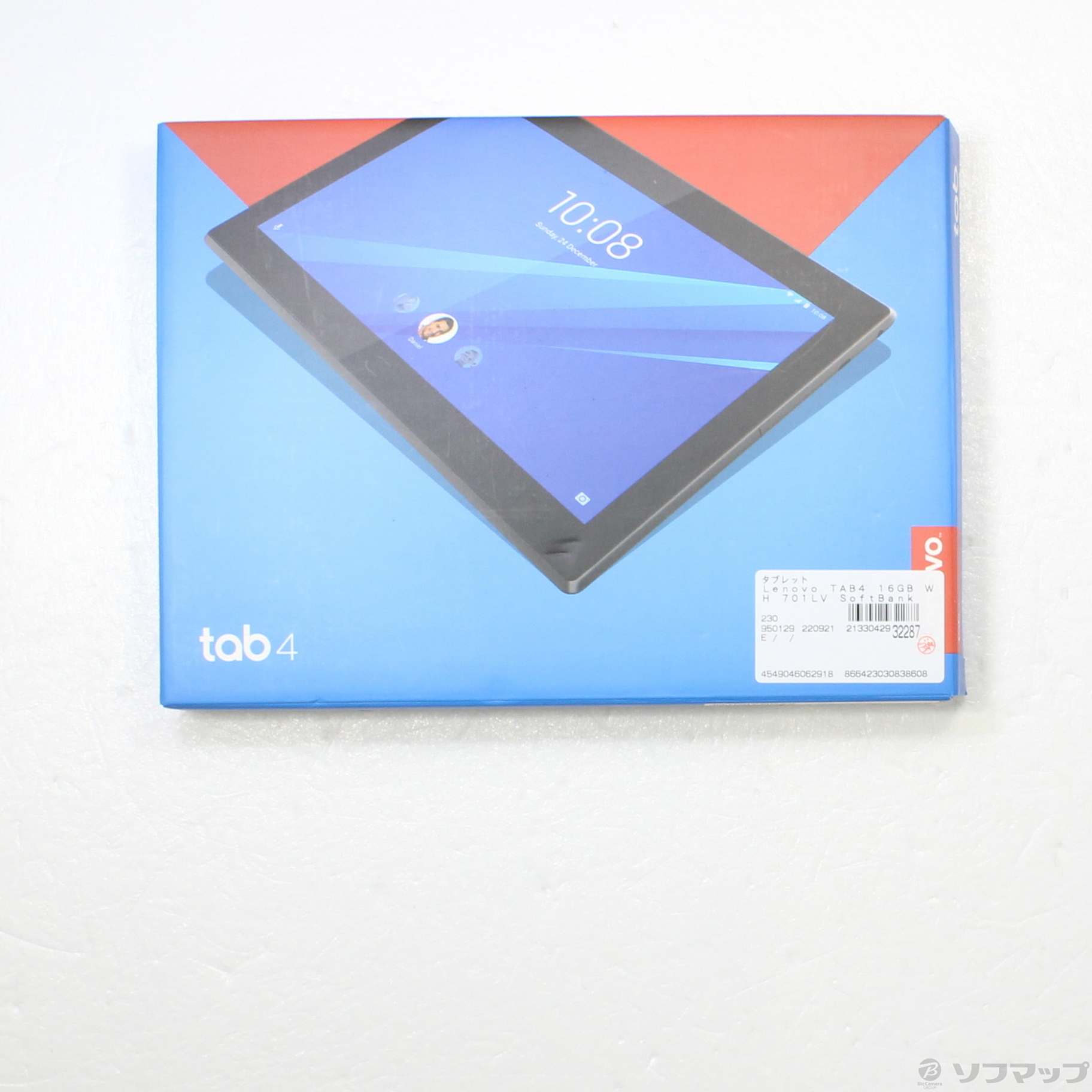 中古】Lenovo TAB4 16GB WH 701LV SoftBank 〔ネットワーク利用制限