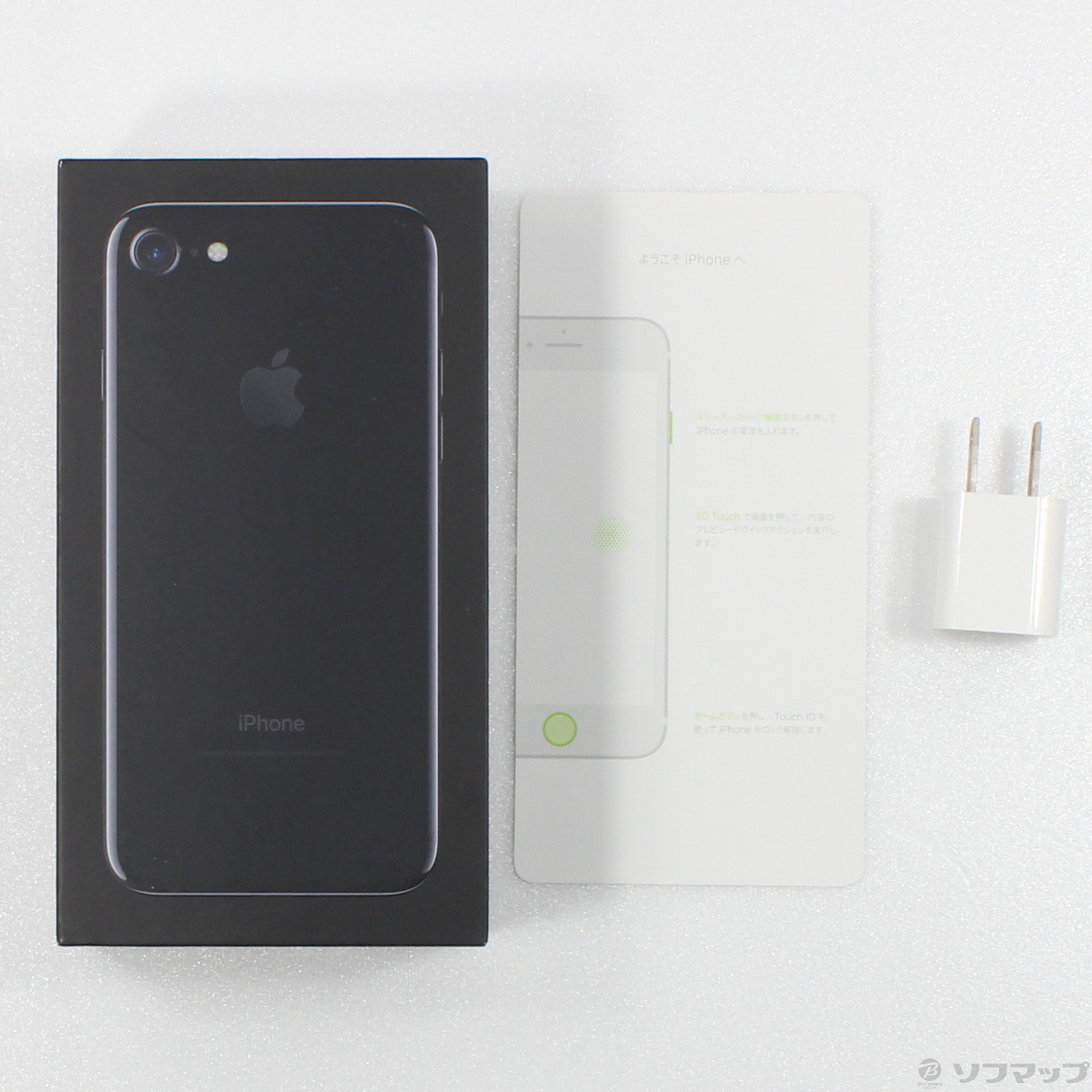 中古】iPhone7 32GB ジェットブラック MQTY2J／A SIMフリー