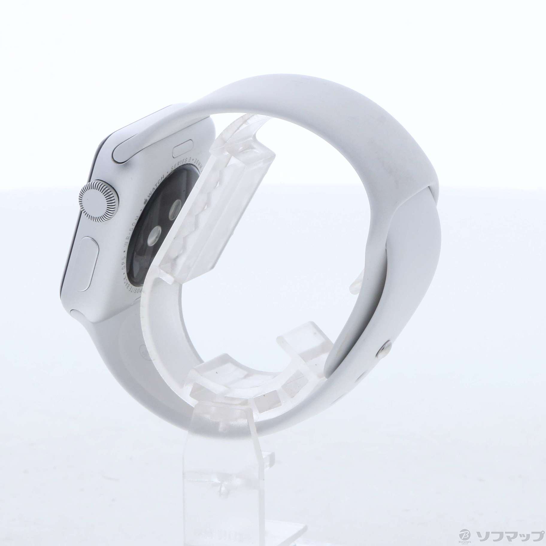 中古品〕 Apple Watch Series 3 GPS 38mm シルバーアルミニウムケース ...