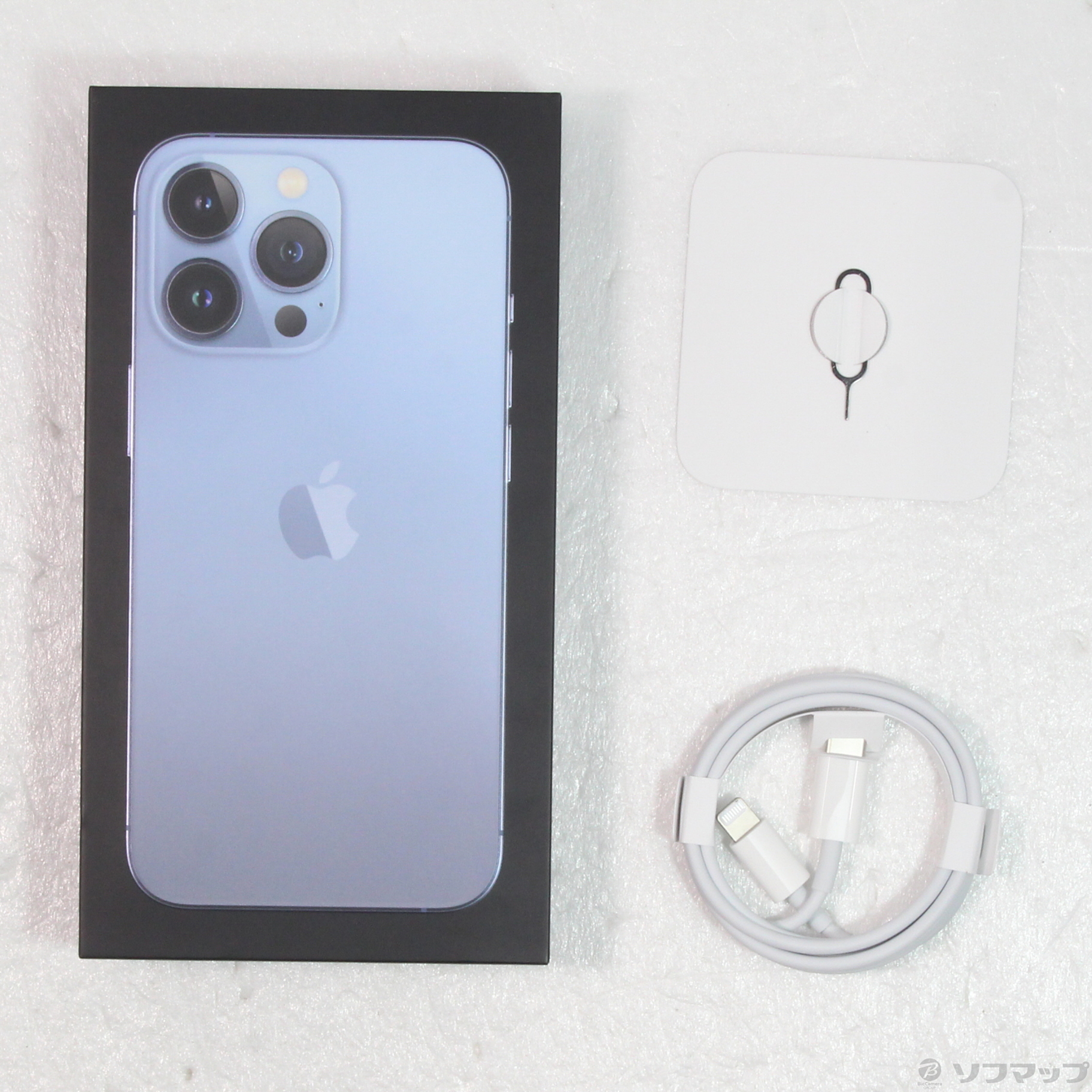 中古】セール対象品 iPhone13 Pro 256GB シエラブルー MLUU3J／A SIM