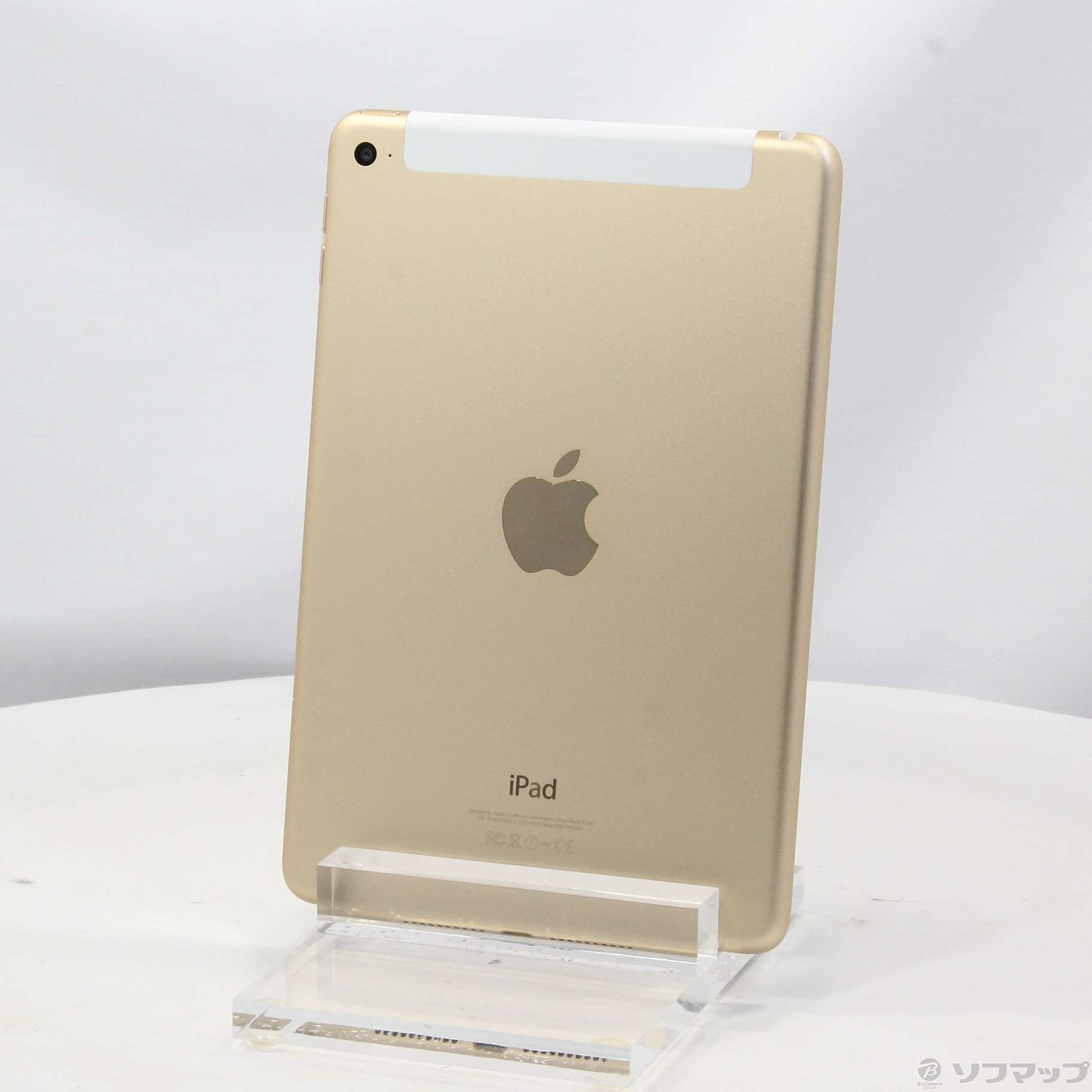 中古】iPad mini 4 16GB ゴールド MK712J／A docomoロック解除SIM