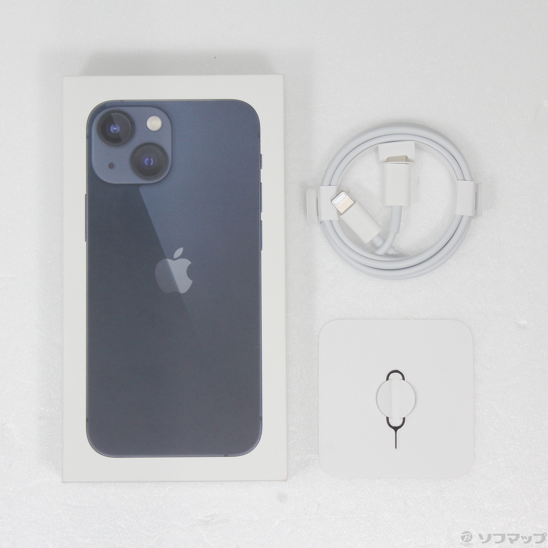 中古】iPhone13 mini 256GB ミッドナイト MLJJ3J／A SIMフリー