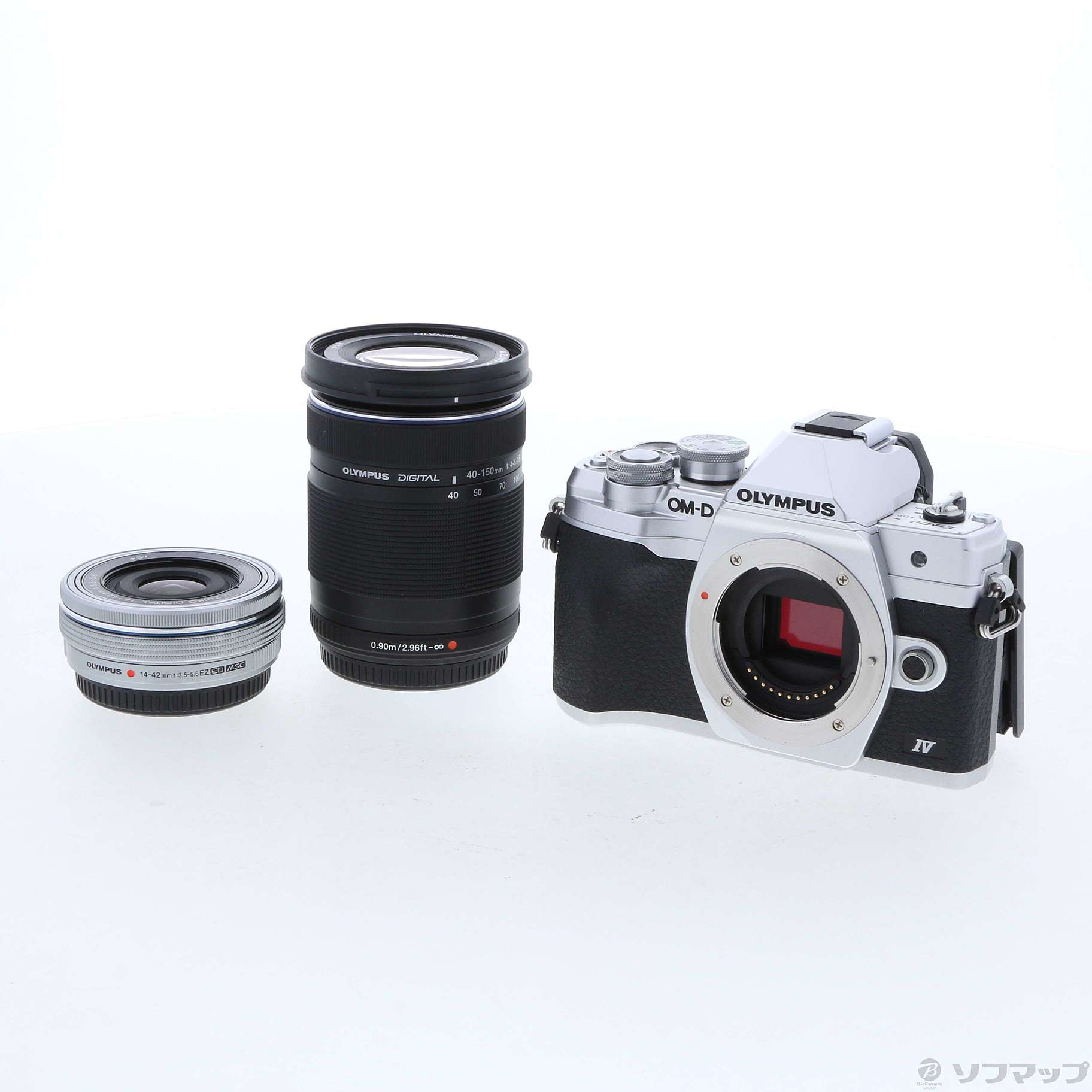 中古】OM-D E-M10 Mark IV EZダブルズームキット シルバー