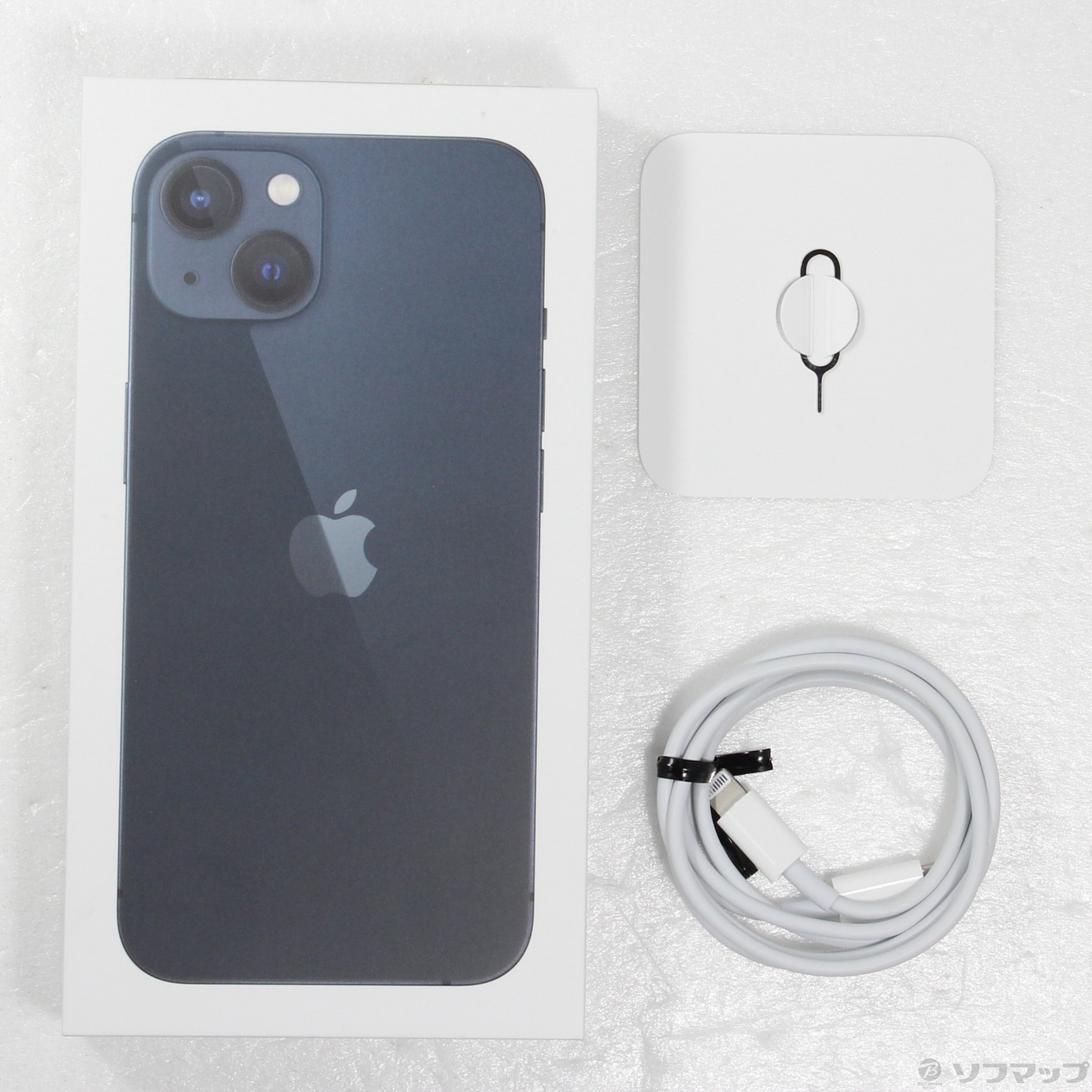 中古】iPhone13 128GB ミッドナイト MLNC3J／A SIMフリー