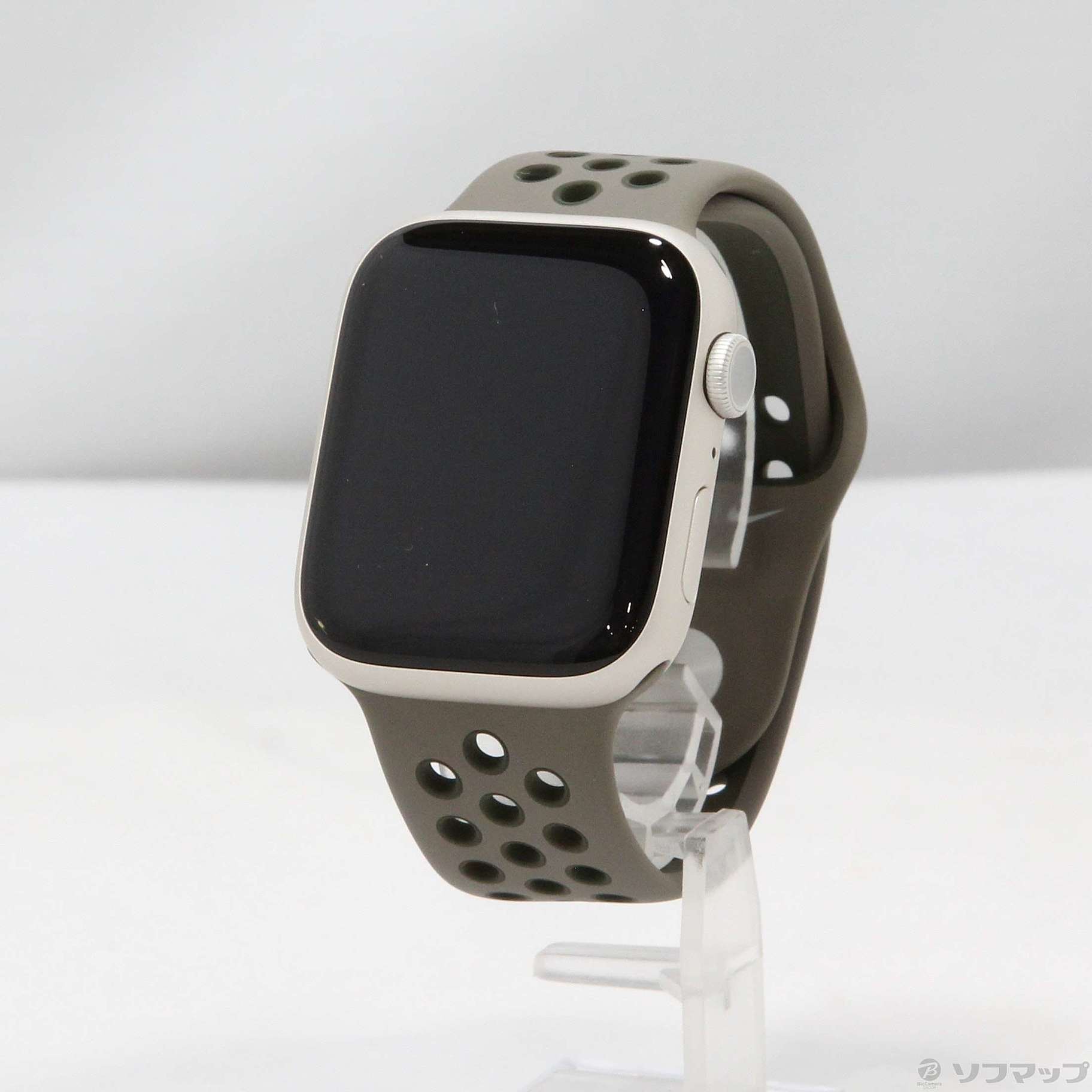 中古】Apple Watch Series 7 Nike GPS 45mm スターライトアルミニウムケース オリーブグレー／カーゴカーキ Nikeスポーツバンド [2133042983777] - リコレ！|ビックカメラグループ ソフマップの中古通販サイト