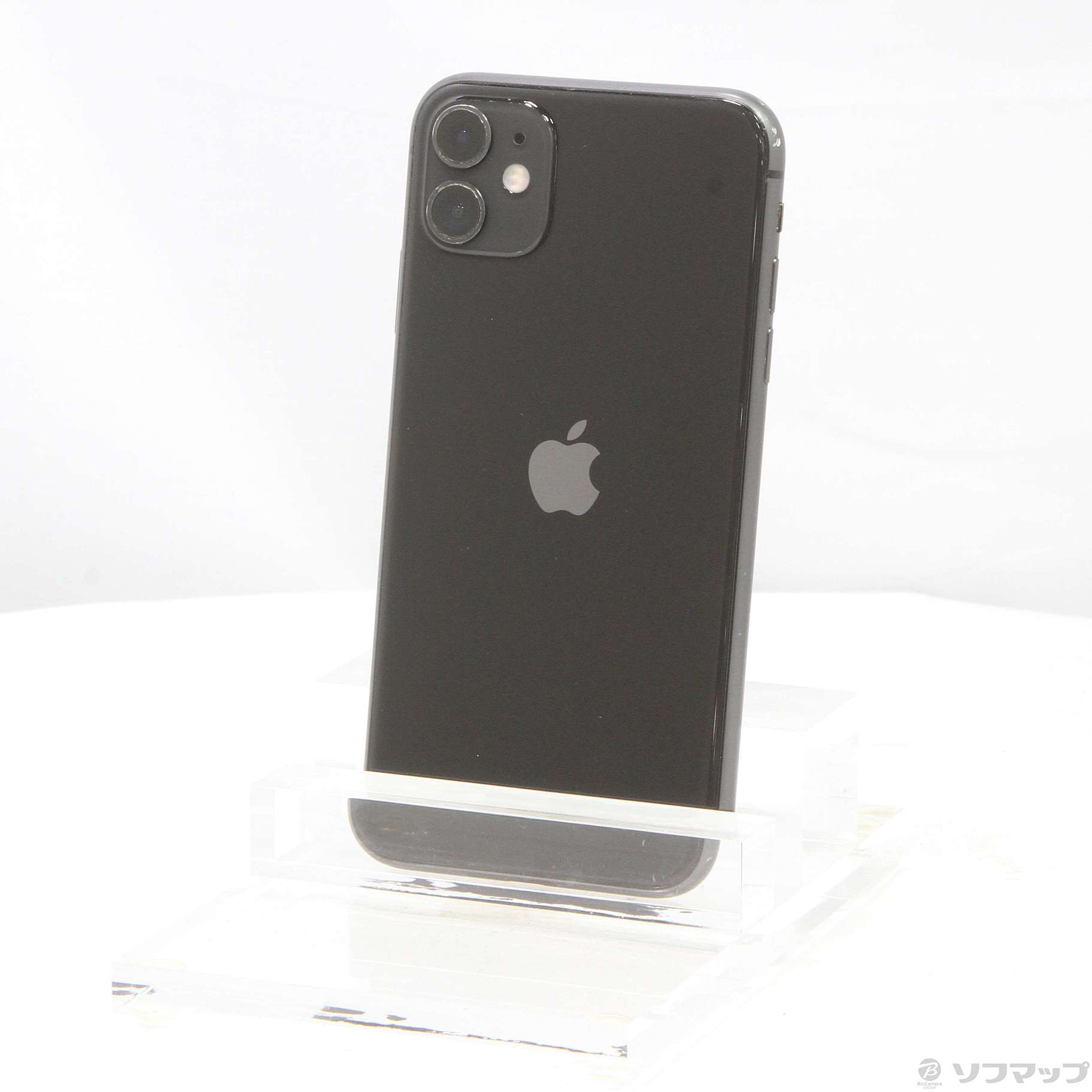 中古】iPhone11 64GB ブラック MWLT2J／A SoftBank [2133042990768