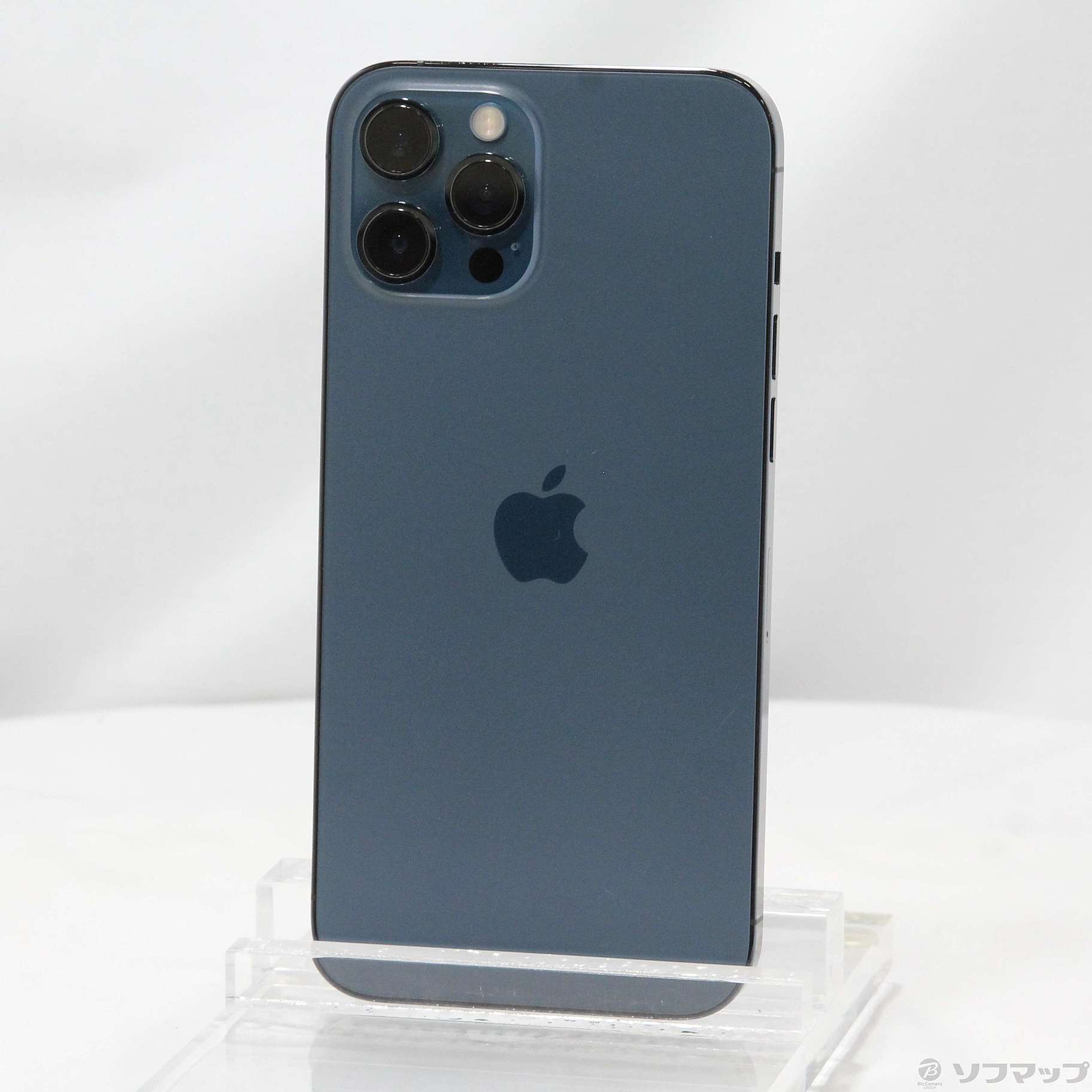 中古】iPhone12 Pro Max 512GB パシフィックブルー MGD63J／A SIM